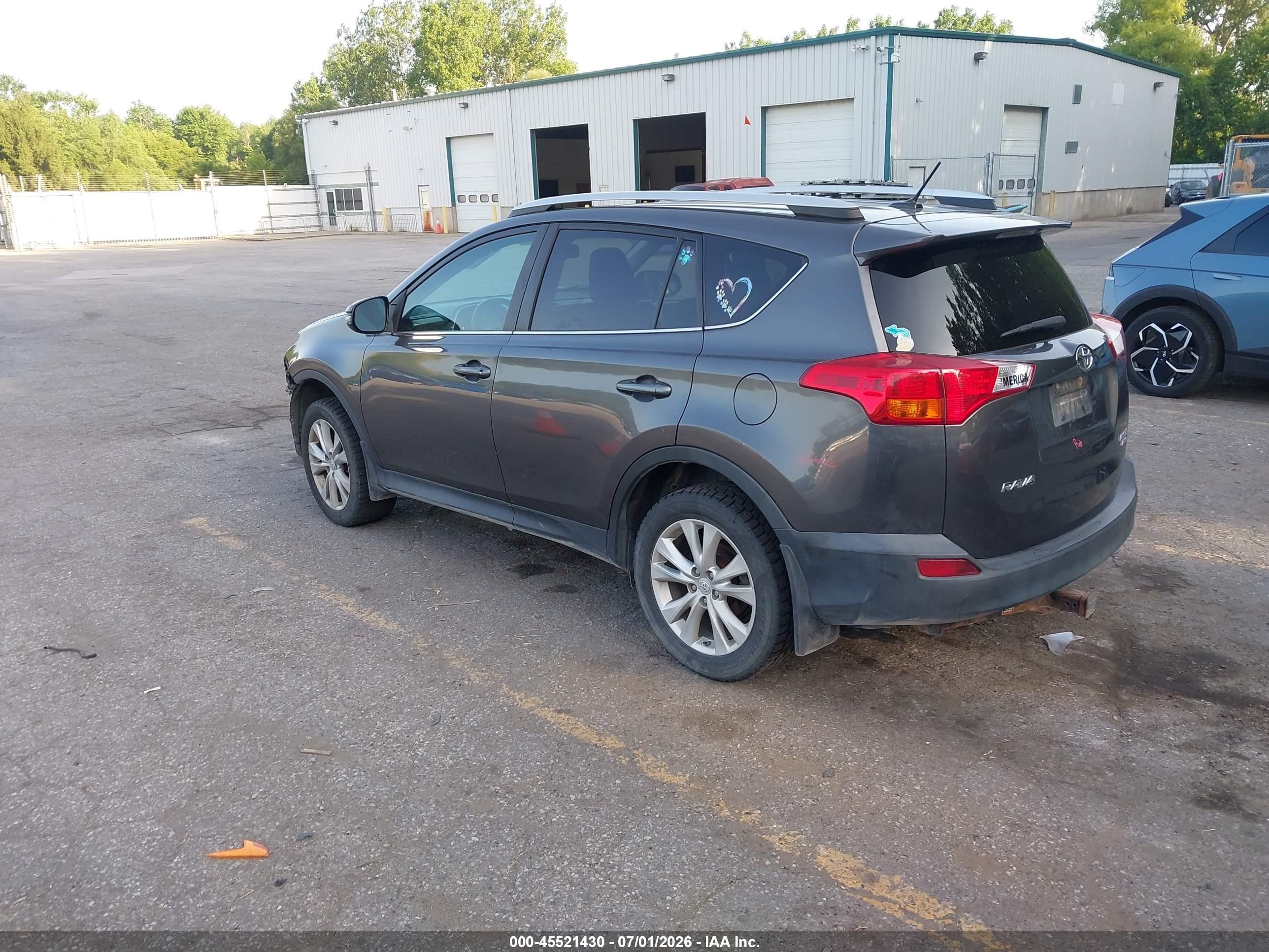 2015 Toyota Rav4 Limited Gray vin: 2T3DFREV4FW321049