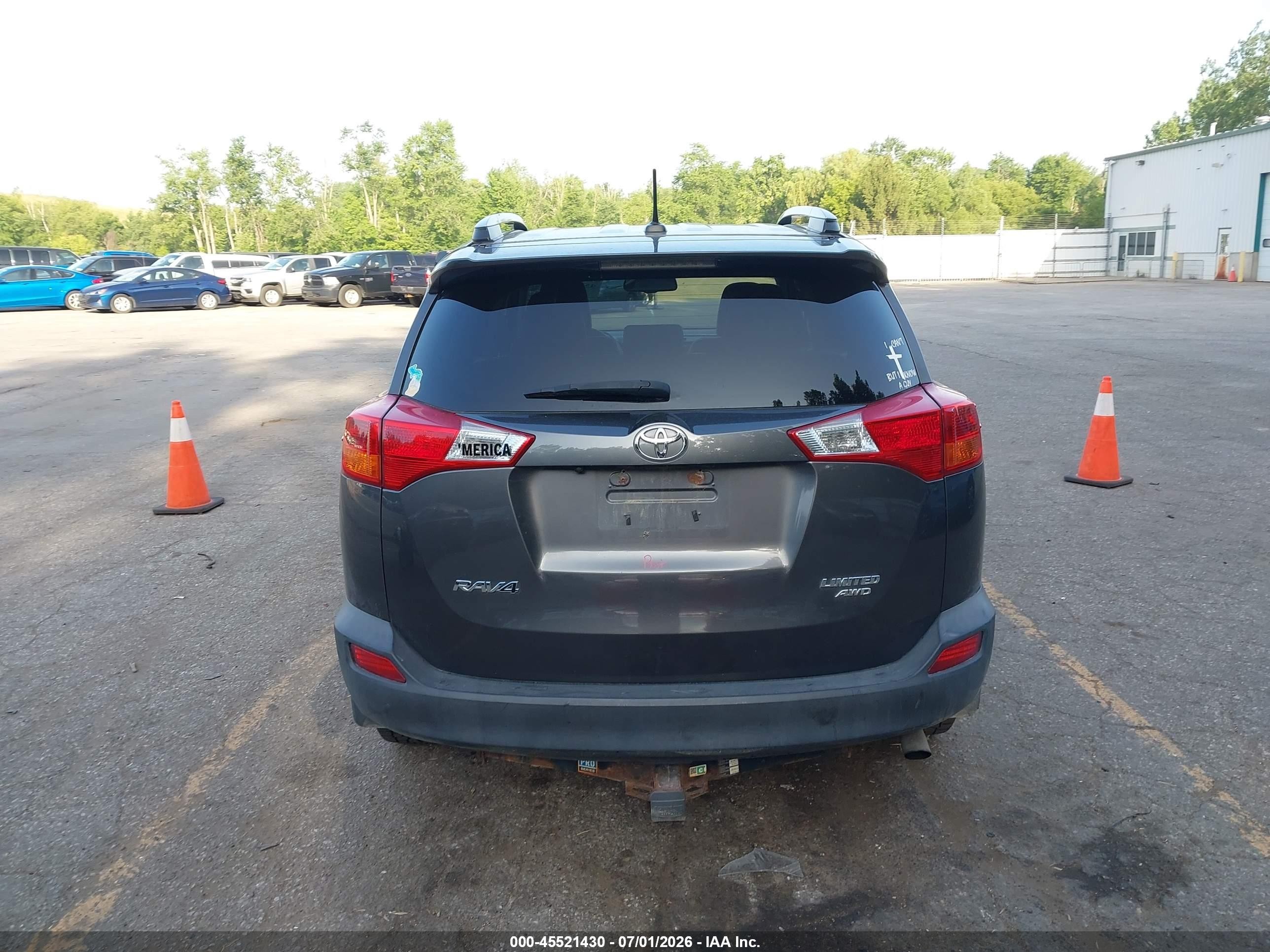 2015 Toyota Rav4 Limited Gray vin: 2T3DFREV4FW321049