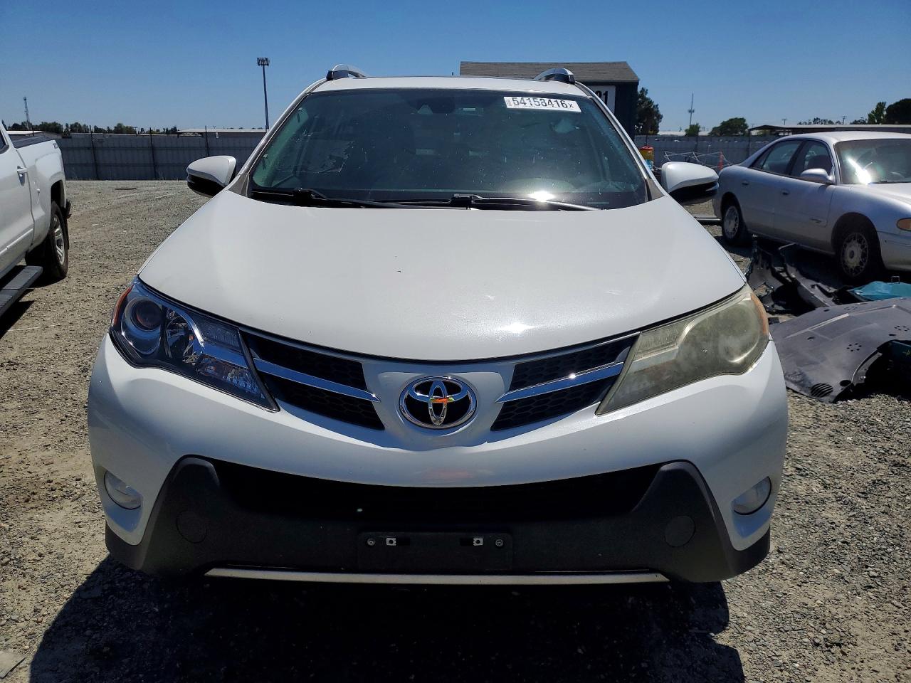 2015 Toyota Rav4 Limited White vin: 2T3DFREV4FW334013