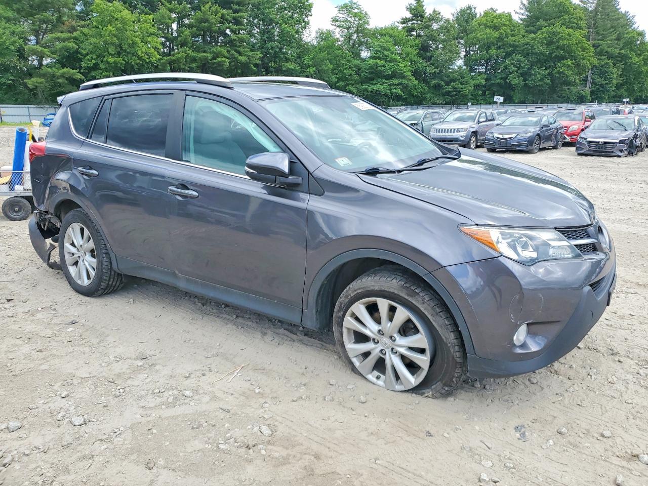 2015 Toyota Rav4 Limited Gray vin: 2T3DFREV4FW337350