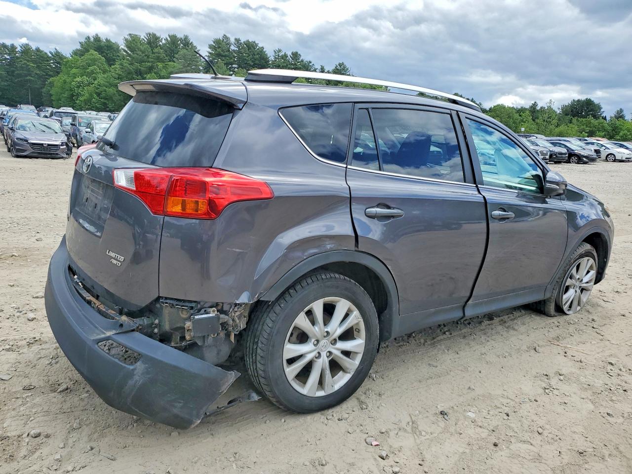 2015 Toyota Rav4 Limited Gray vin: 2T3DFREV4FW337350
