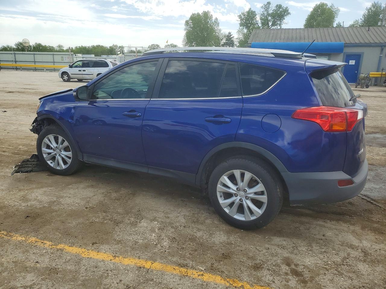 2015 Toyota Rav4 Limited Blue vin: 2T3DFREV4FW347361