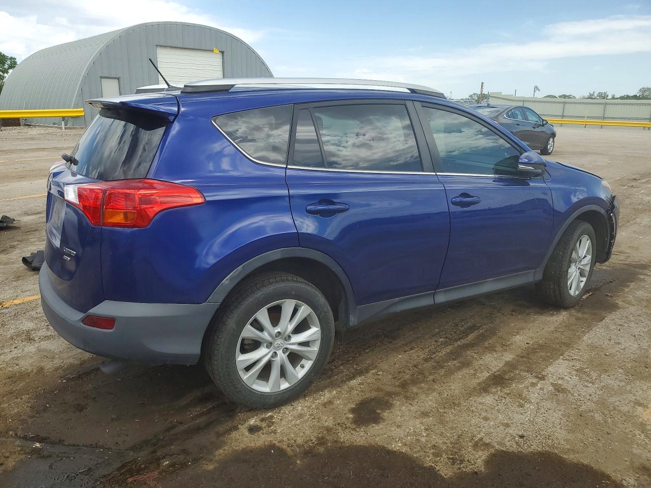 2015 Toyota Rav4 Limited Blue vin: 2T3DFREV4FW347361