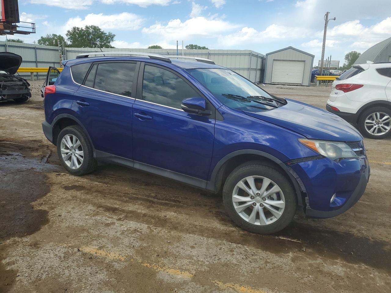 2015 Toyota Rav4 Limited Blue vin: 2T3DFREV4FW347361