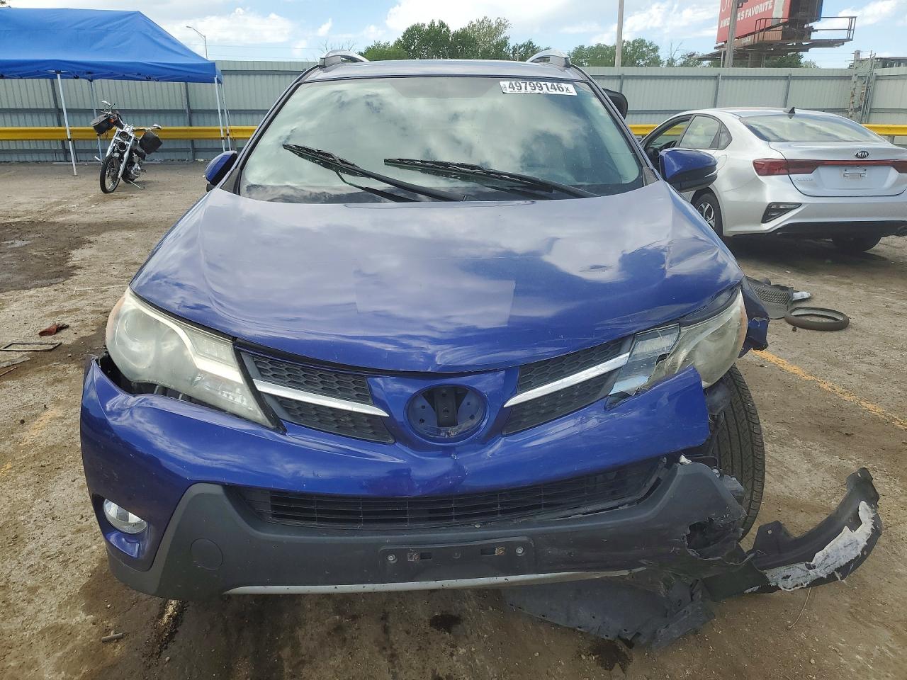 2015 Toyota Rav4 Limited Blue vin: 2T3DFREV4FW347361