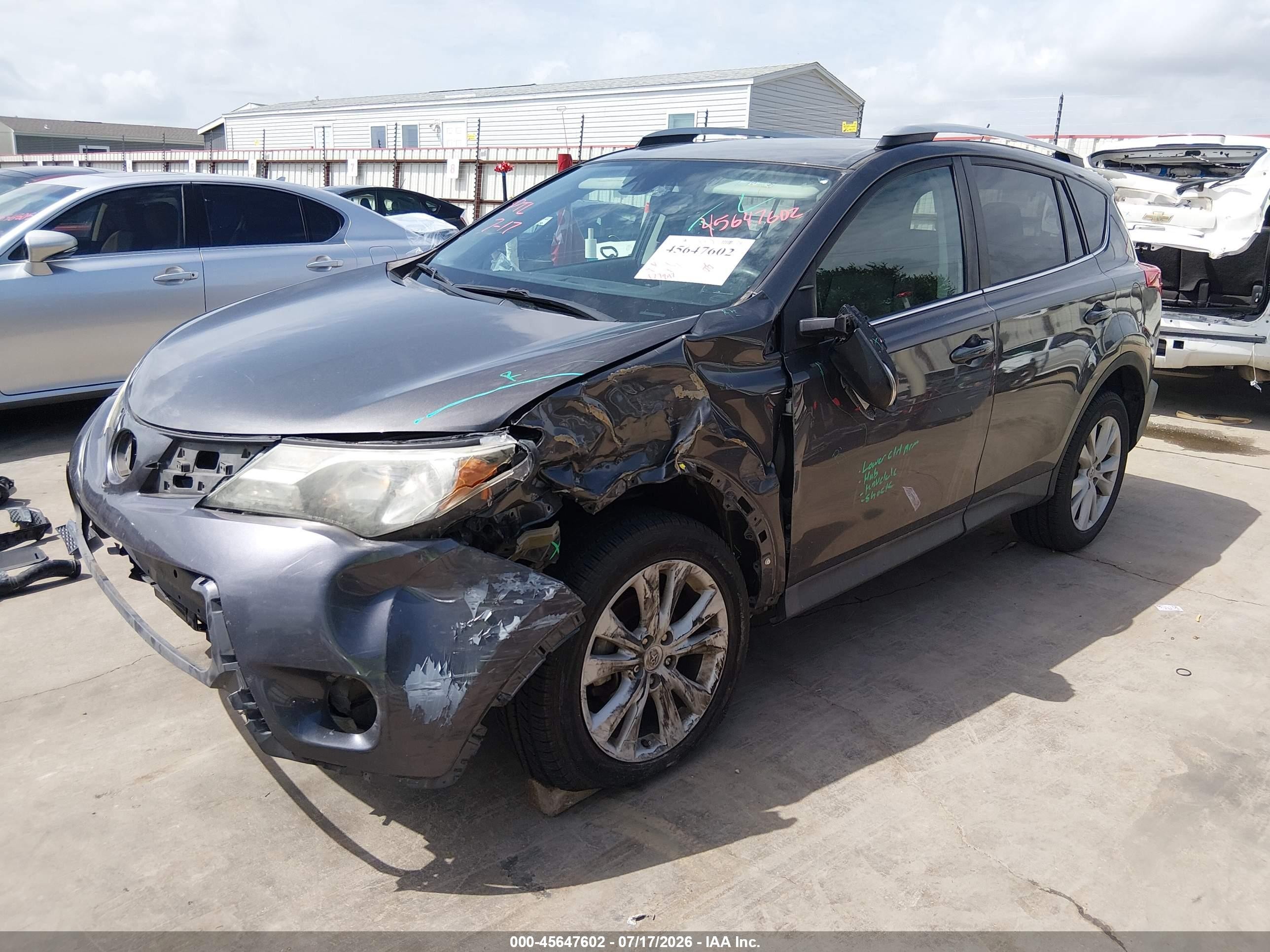 2015 Toyota Rav4 Limited Gray vin: 2T3DFREV4FW357176