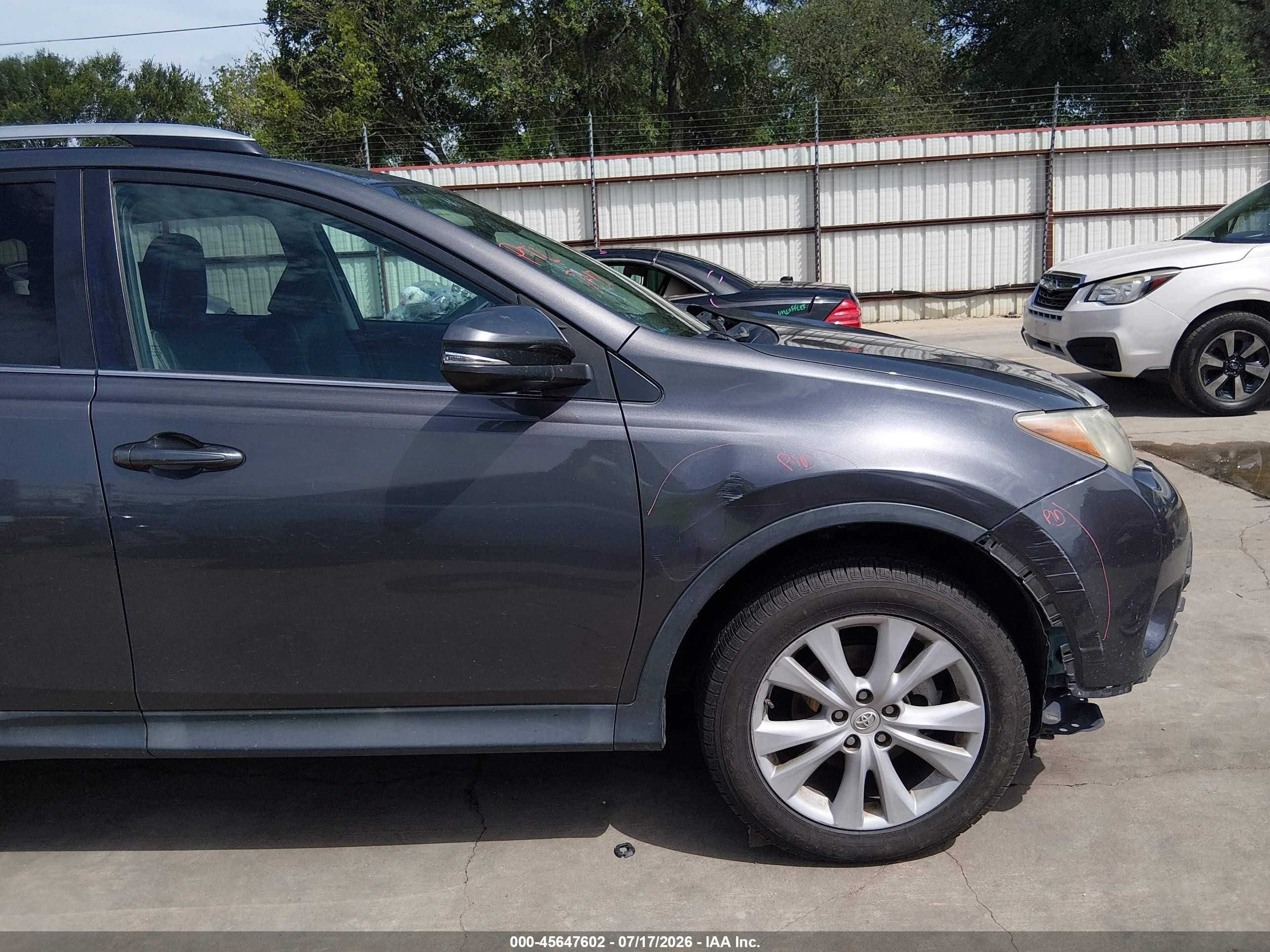 2015 Toyota Rav4 Limited Gray vin: 2T3DFREV4FW357176