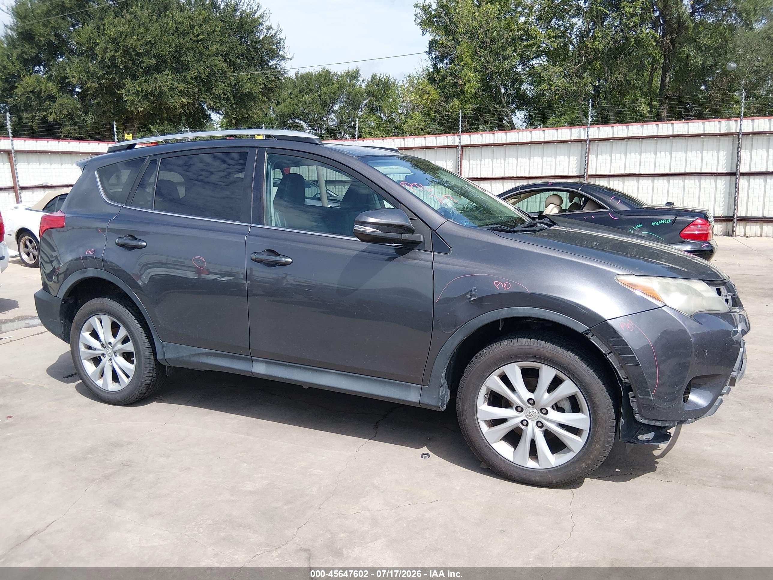 2015 Toyota Rav4 Limited Gray vin: 2T3DFREV4FW357176