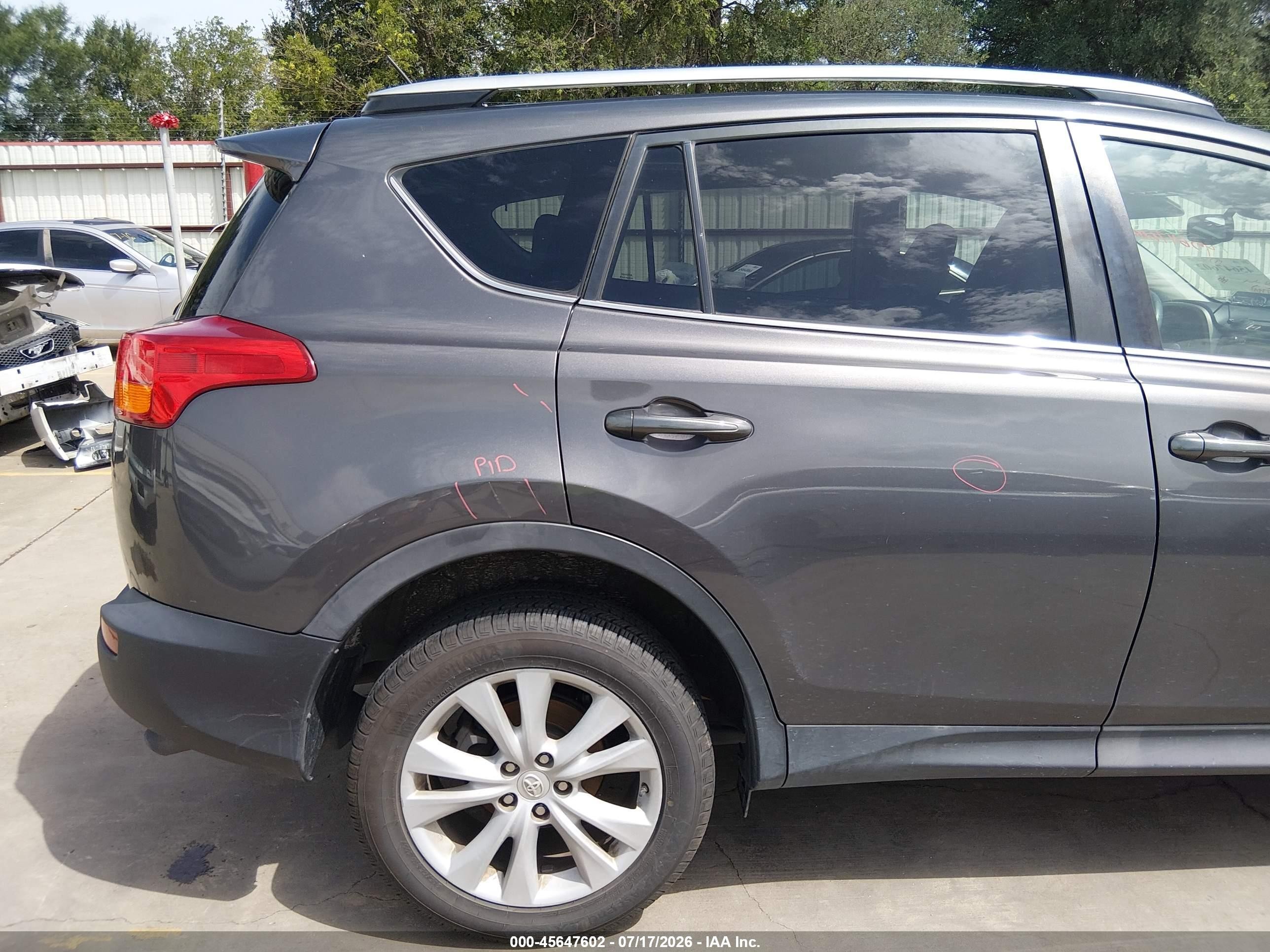 2015 Toyota Rav4 Limited Gray vin: 2T3DFREV4FW357176