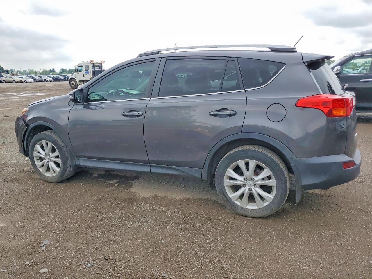 2015 Toyota Rav4 Limited Серый vin: 2T3DFREV4FW380389