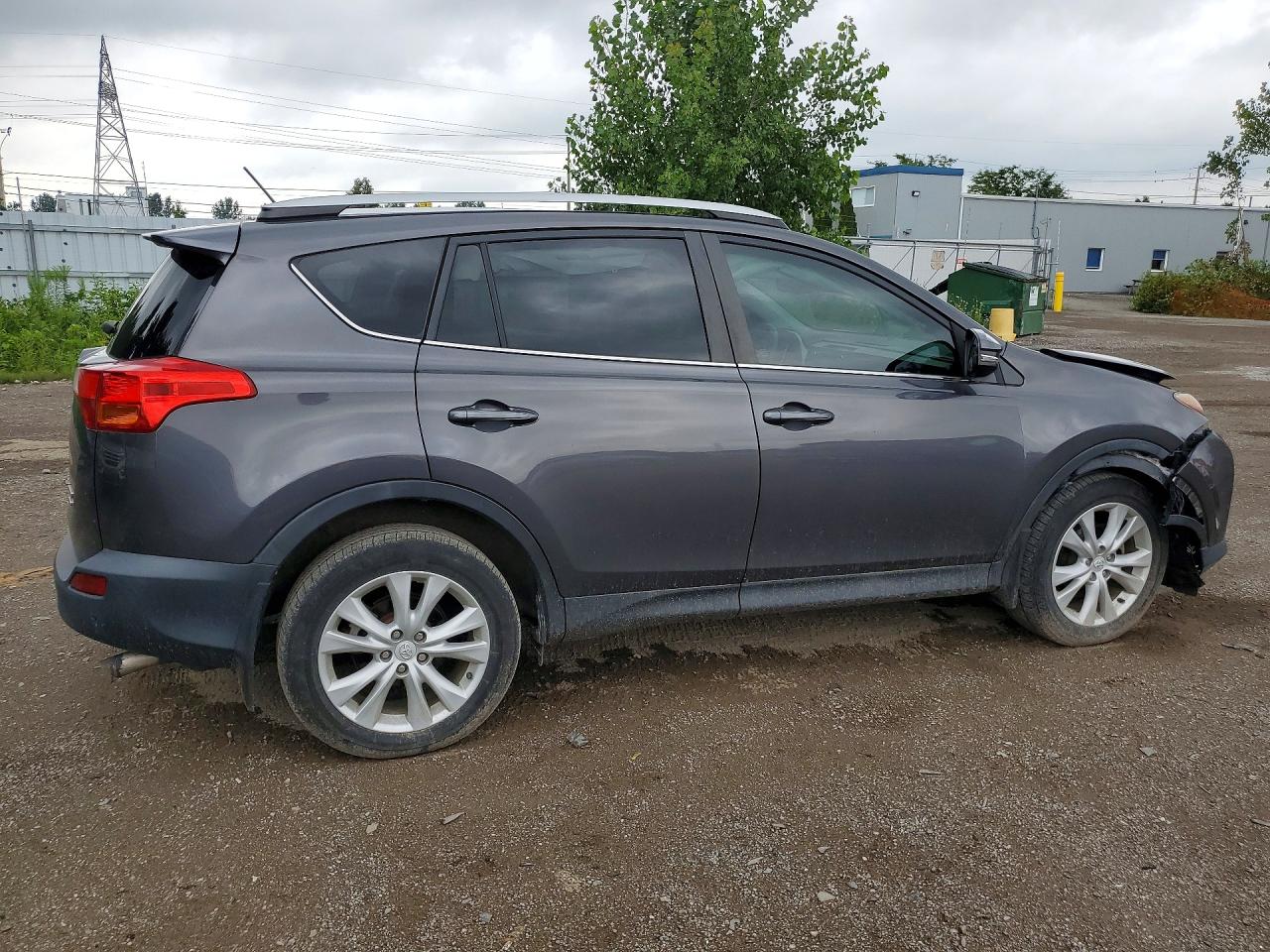 2015 Toyota Rav4 Limited Серый vin: 2T3DFREV4FW380389