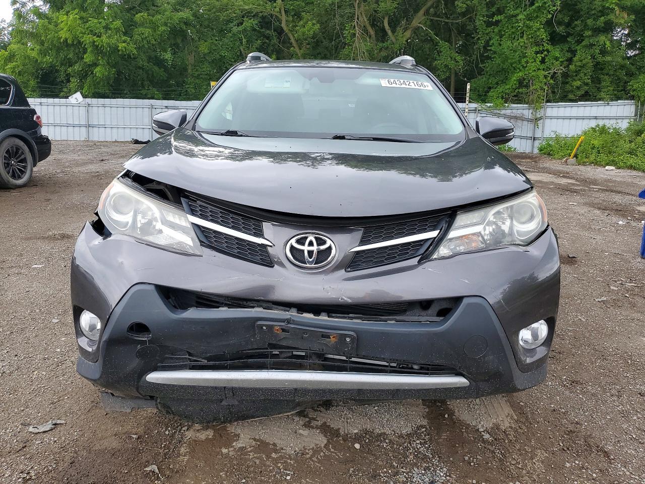 2015 Toyota Rav4 Limited Серый vin: 2T3DFREV4FW380389