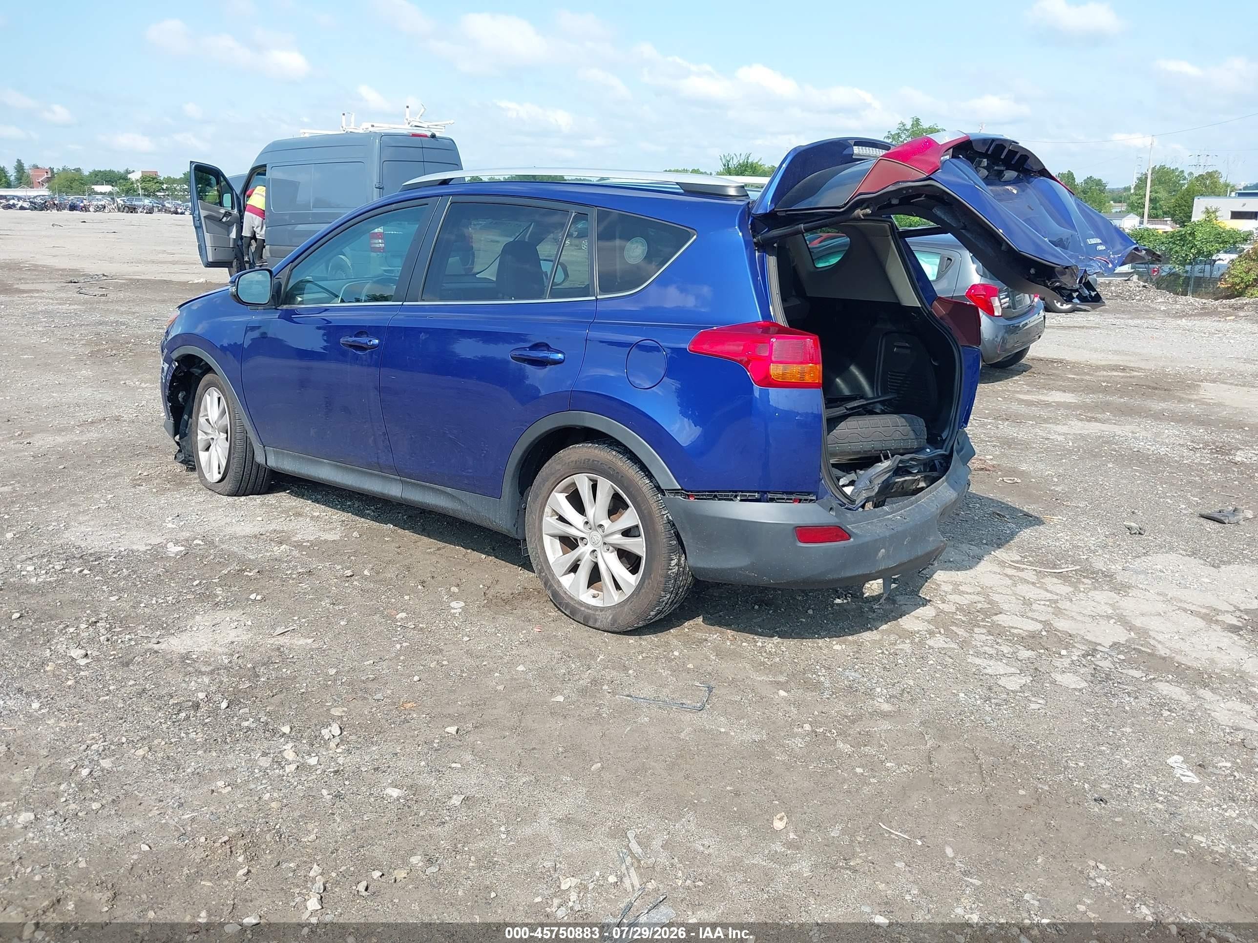 2015 Toyota Rav4 Limited Dark Blue vin: 2T3DFREV4FW395314