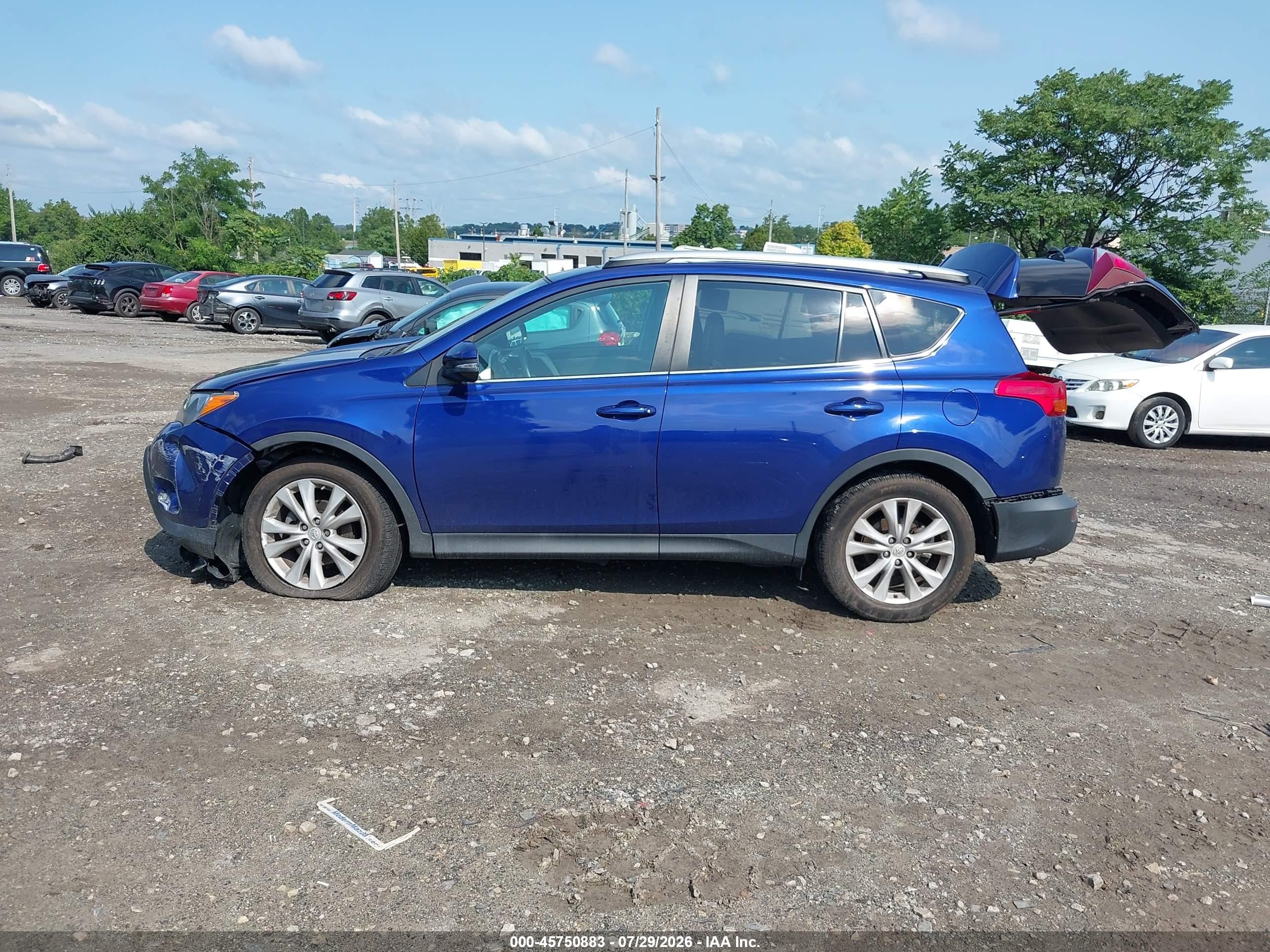 2015 Toyota Rav4 Limited Dark Blue vin: 2T3DFREV4FW395314