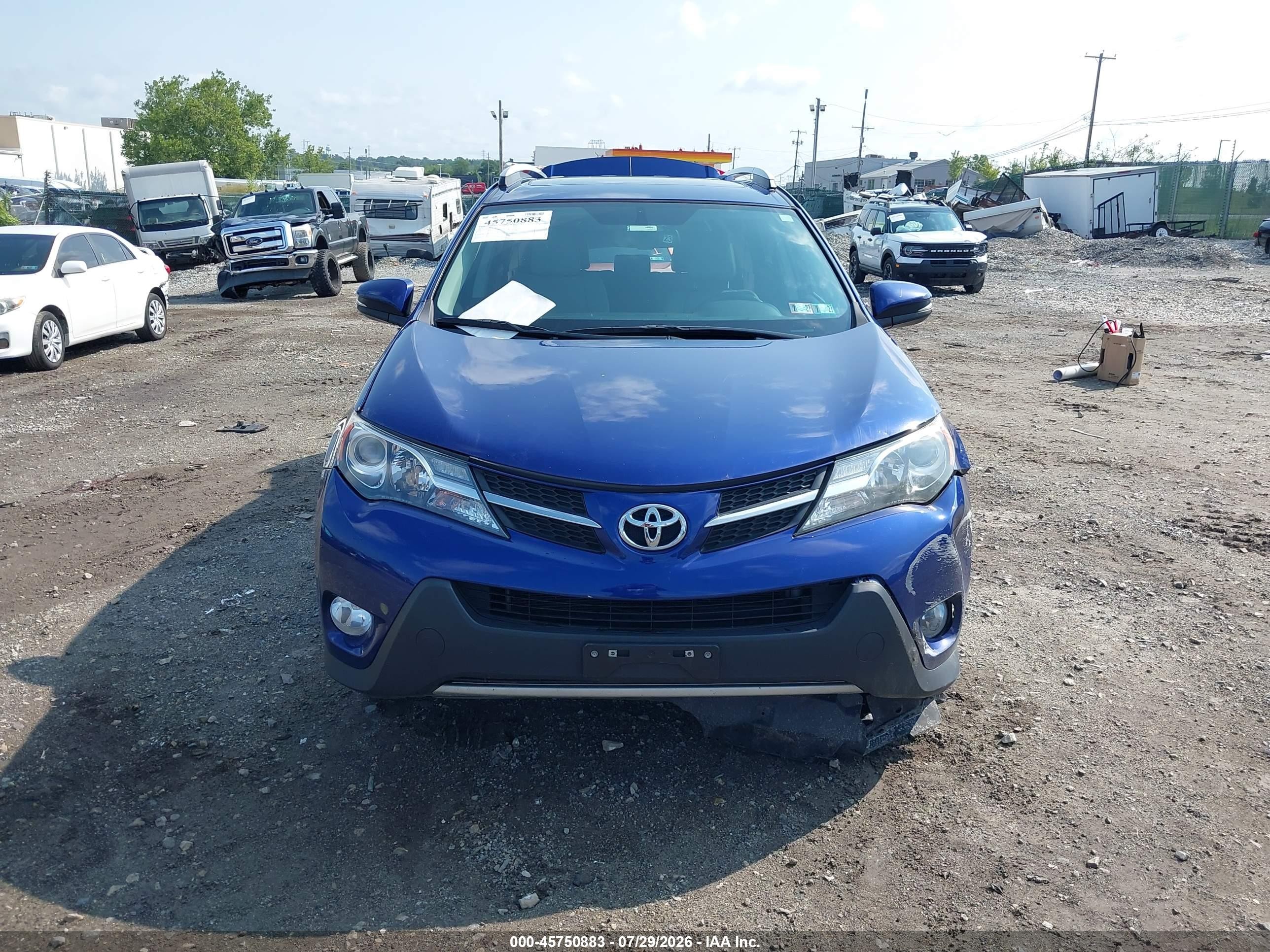2015 Toyota Rav4 Limited Dark Blue vin: 2T3DFREV4FW395314