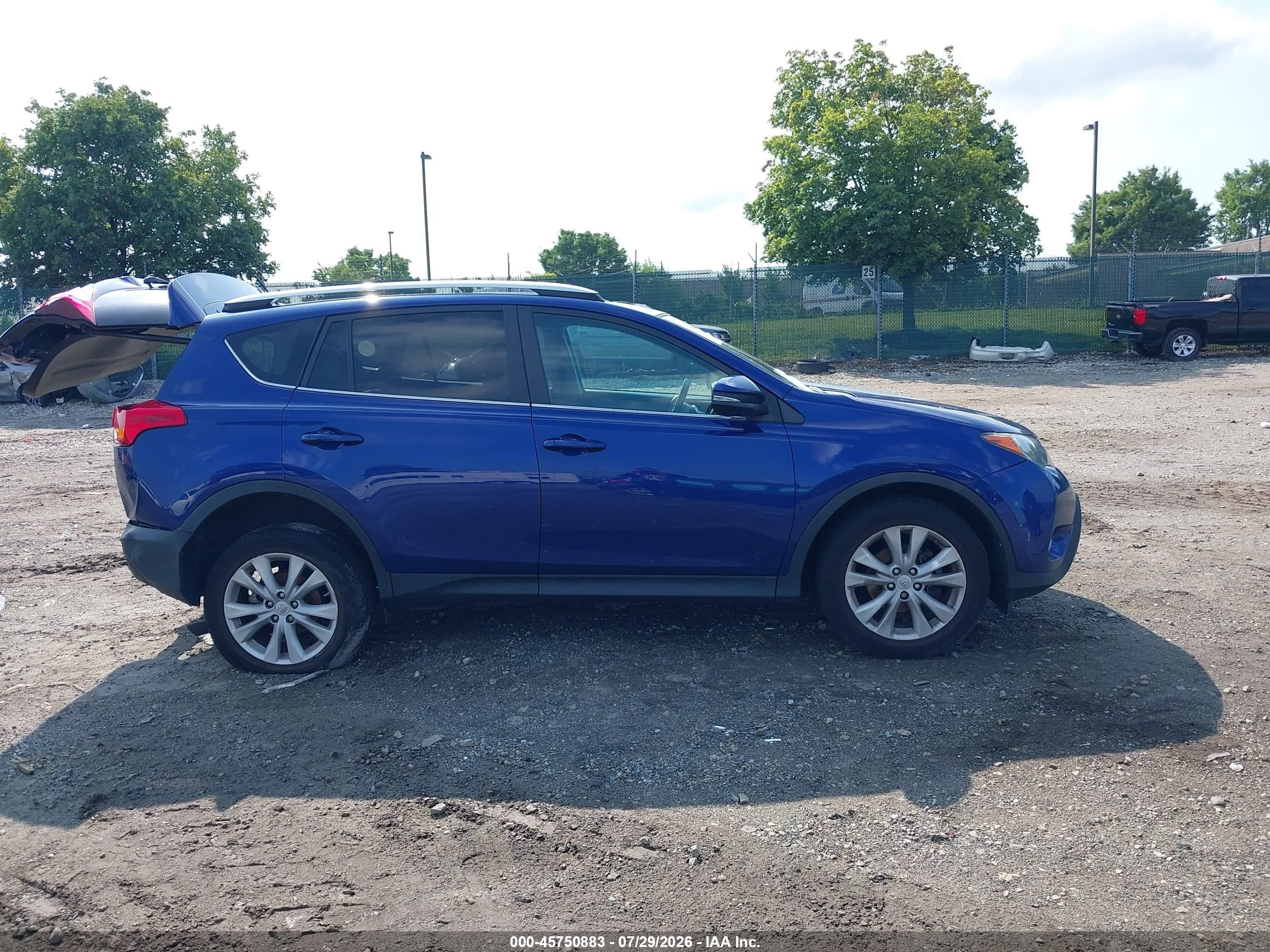 2015 Toyota Rav4 Limited Dark Blue vin: 2T3DFREV4FW395314