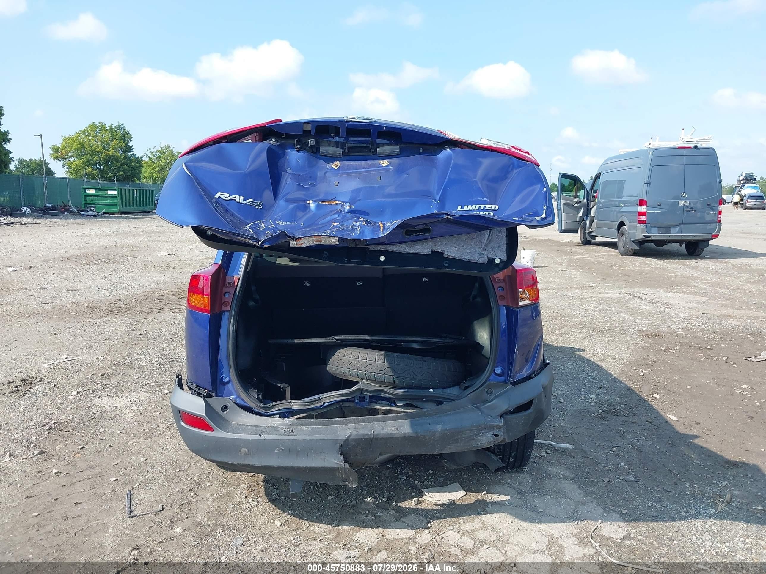 2015 Toyota Rav4 Limited Dark Blue vin: 2T3DFREV4FW395314