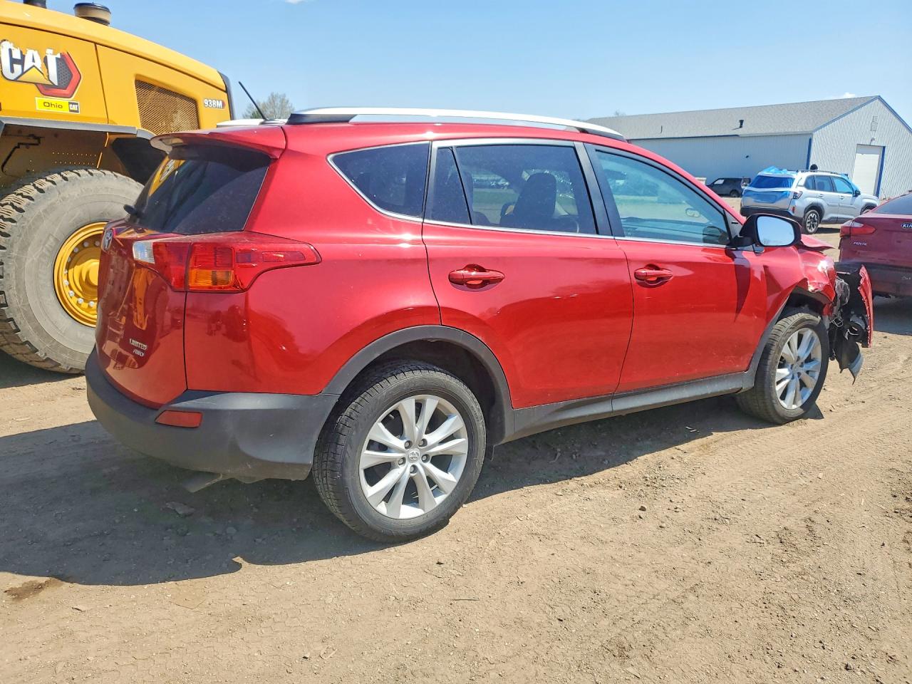 2015 Toyota Rav4 Limited Красный vin: 2T3DFREV4FW400401