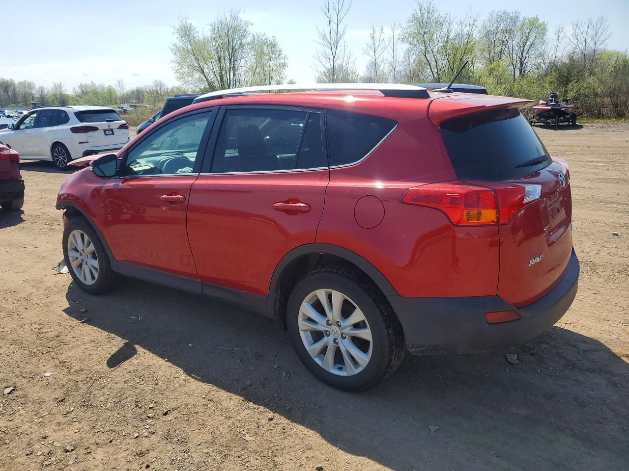 2015 Toyota Rav4 Limited Красный vin: 2T3DFREV4FW400401