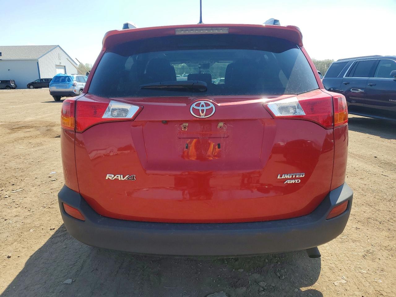 2015 Toyota Rav4 Limited Красный vin: 2T3DFREV4FW400401