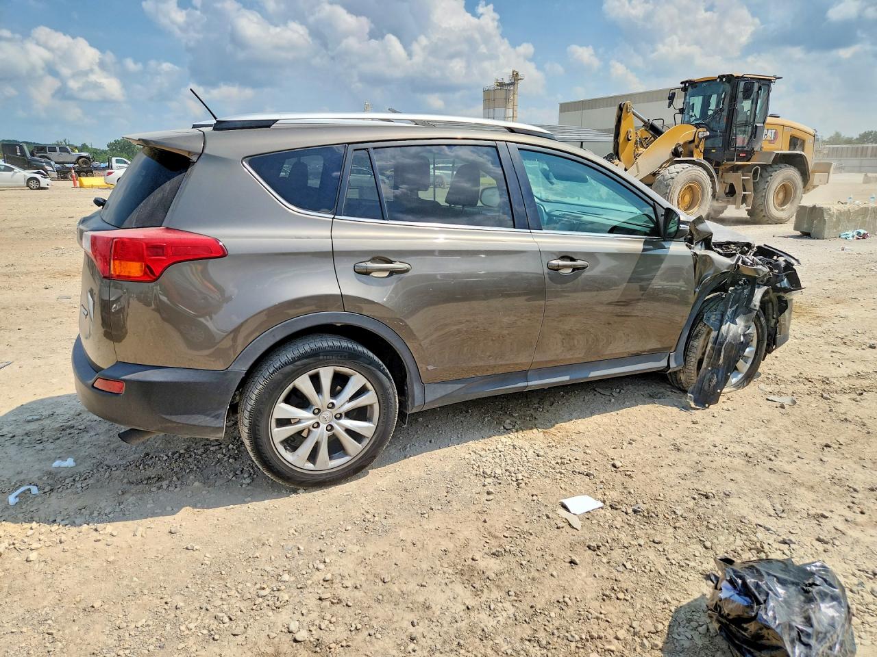 2013 Toyota Rav4 Limited Gray vin: 2T3DFREV5DW001882