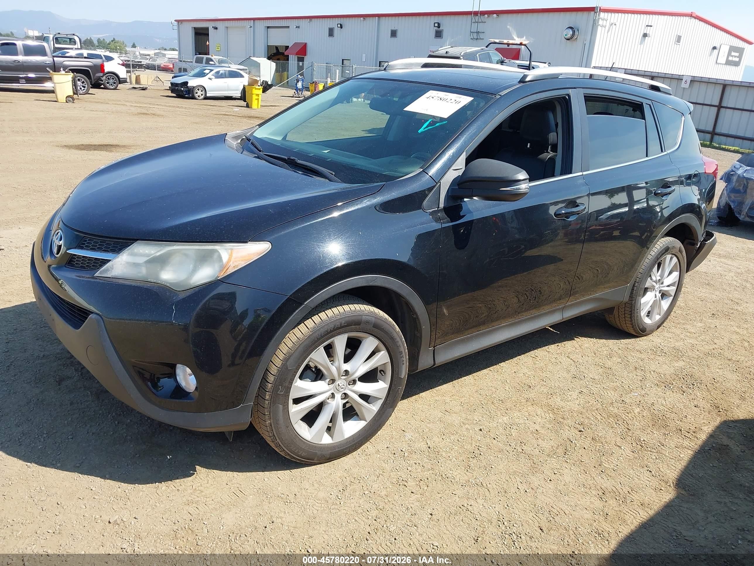 2013 Toyota Rav4 Limited Black vin: 2T3DFREV5DW007911