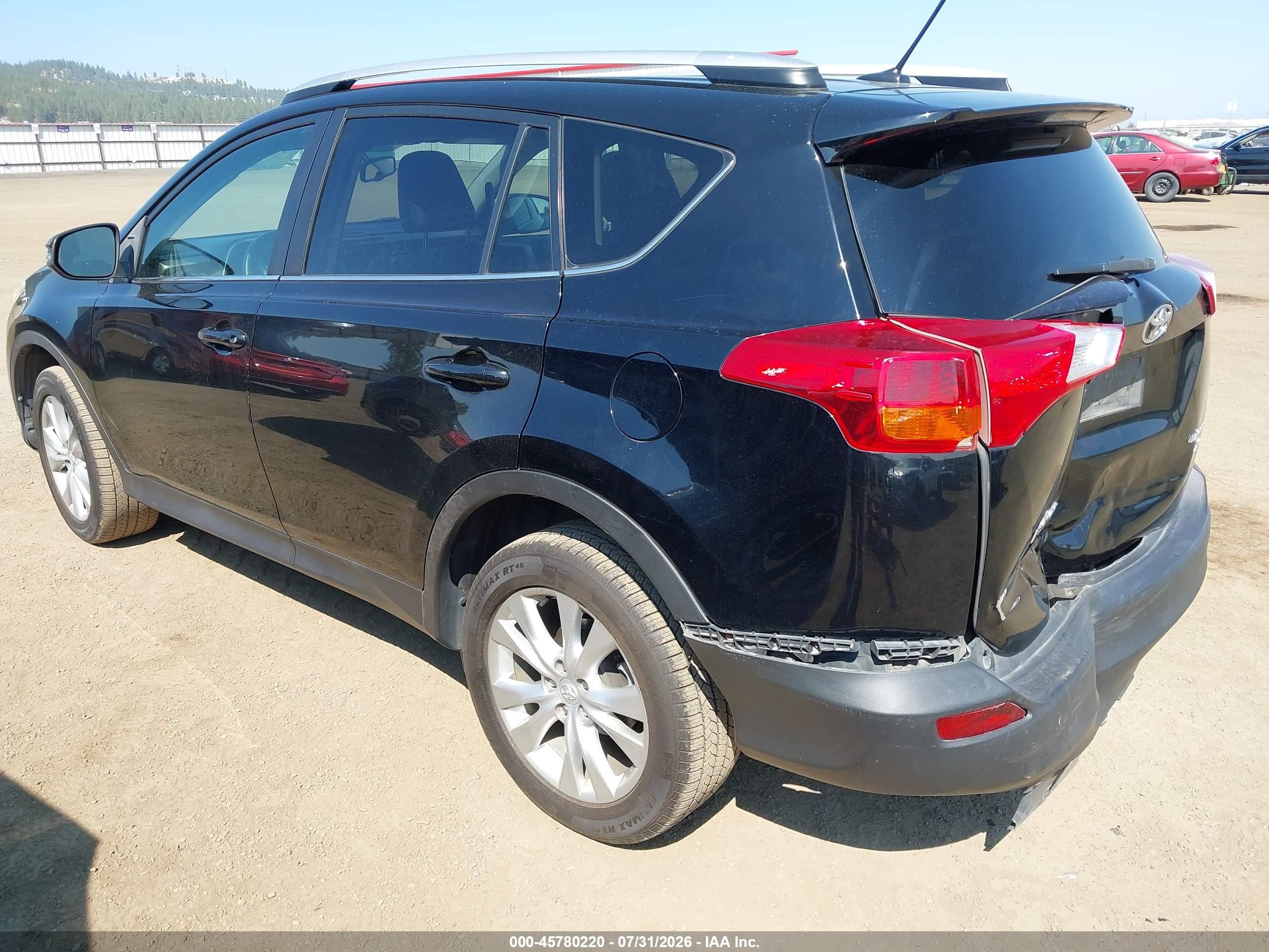 2013 Toyota Rav4 Limited Black vin: 2T3DFREV5DW007911