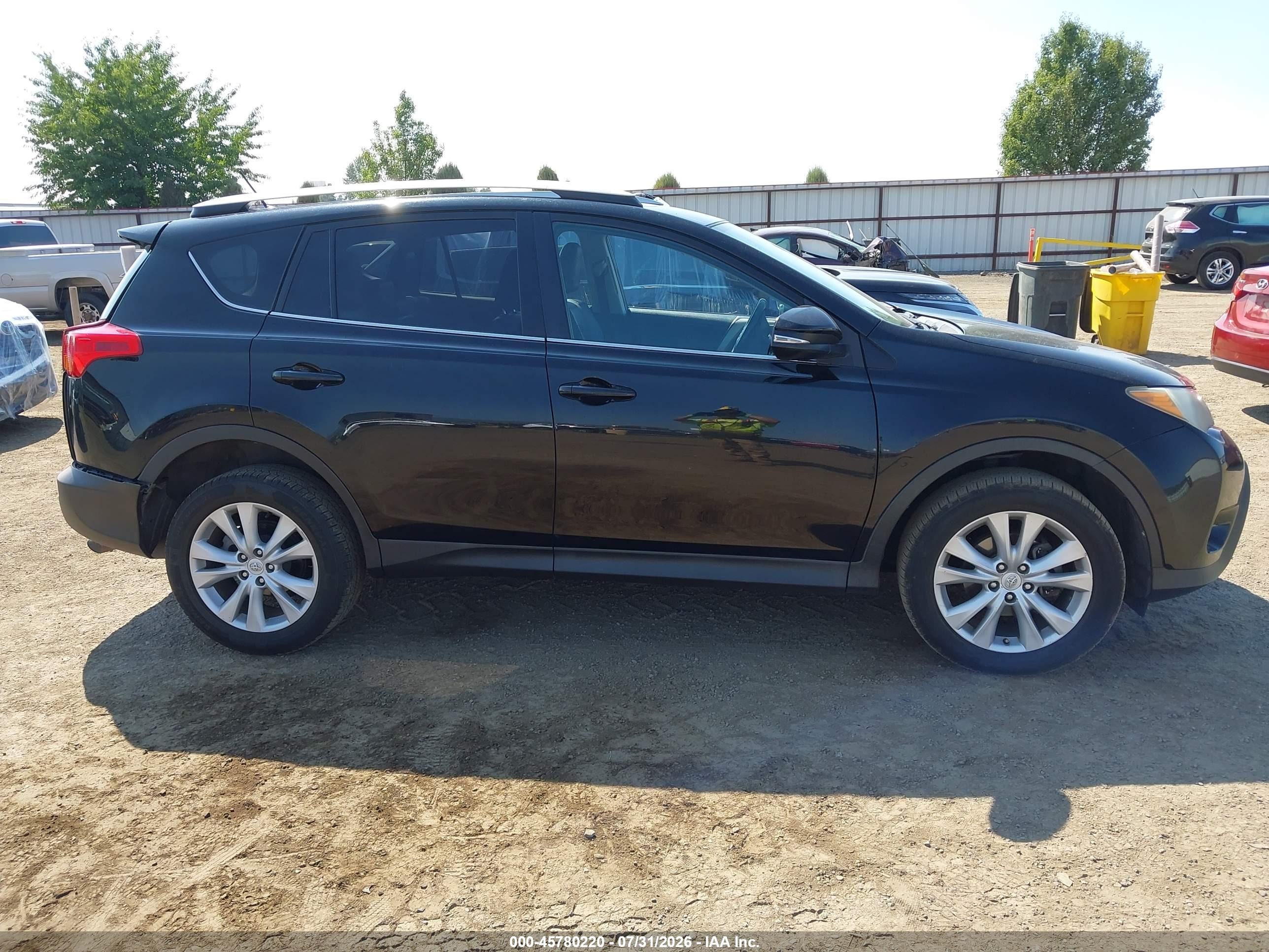 2013 Toyota Rav4 Limited Black vin: 2T3DFREV5DW007911