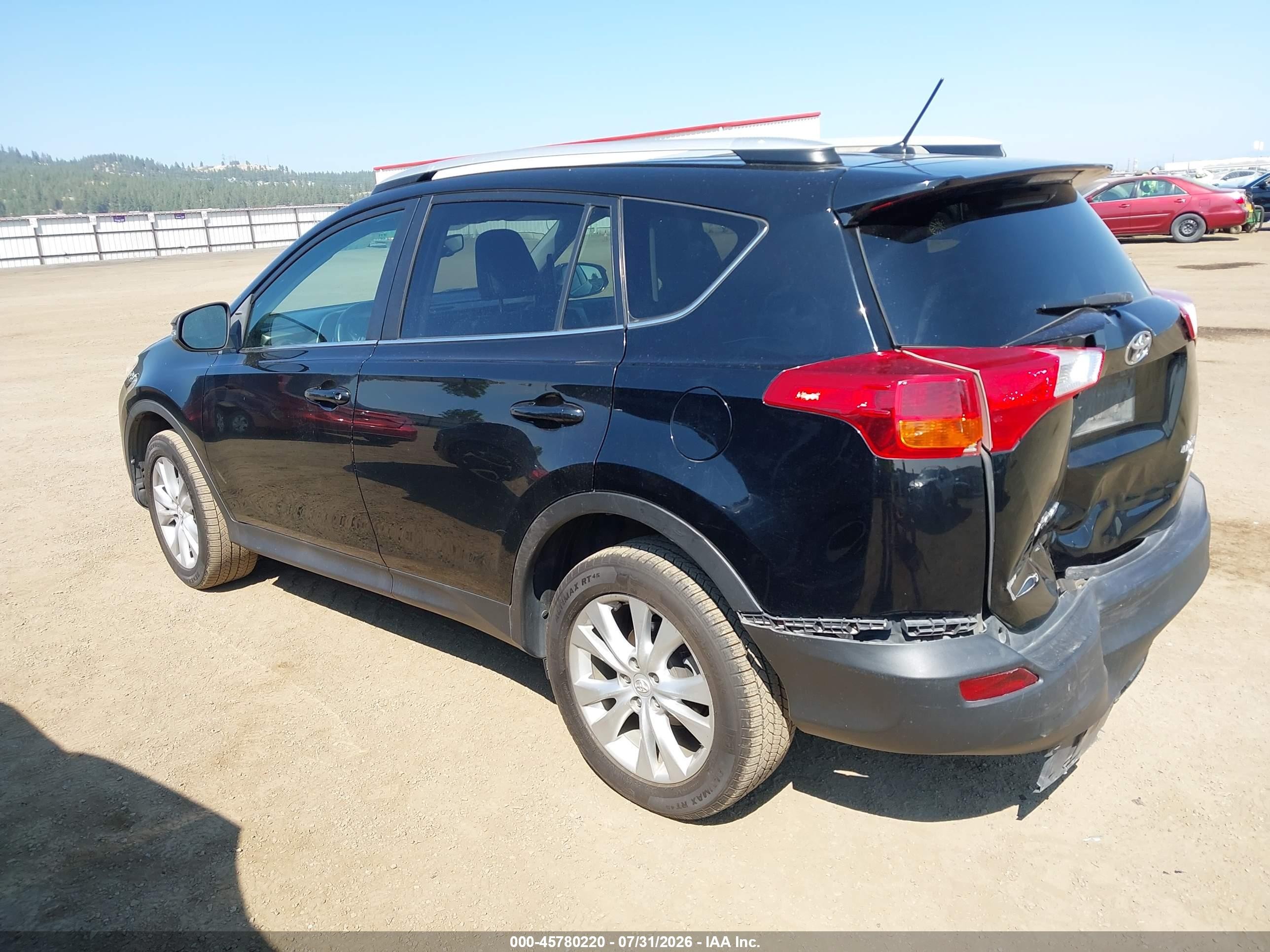 2013 Toyota Rav4 Limited Black vin: 2T3DFREV5DW007911