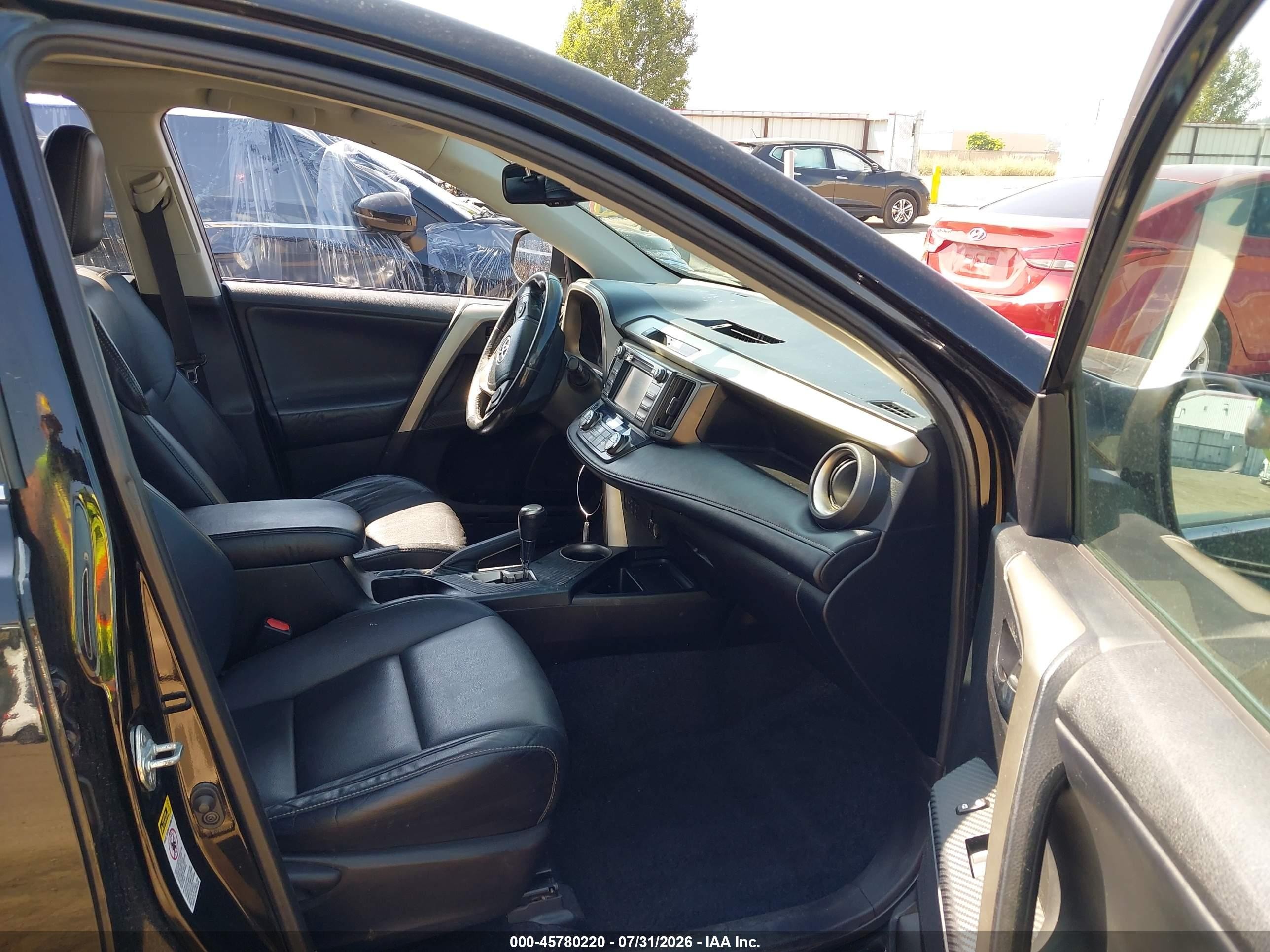2013 Toyota Rav4 Limited Black vin: 2T3DFREV5DW007911