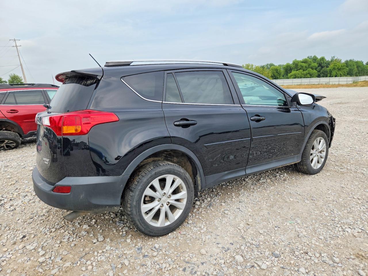 2013 Toyota Rav4 Limited Черный vin: 2T3DFREV5DW013689