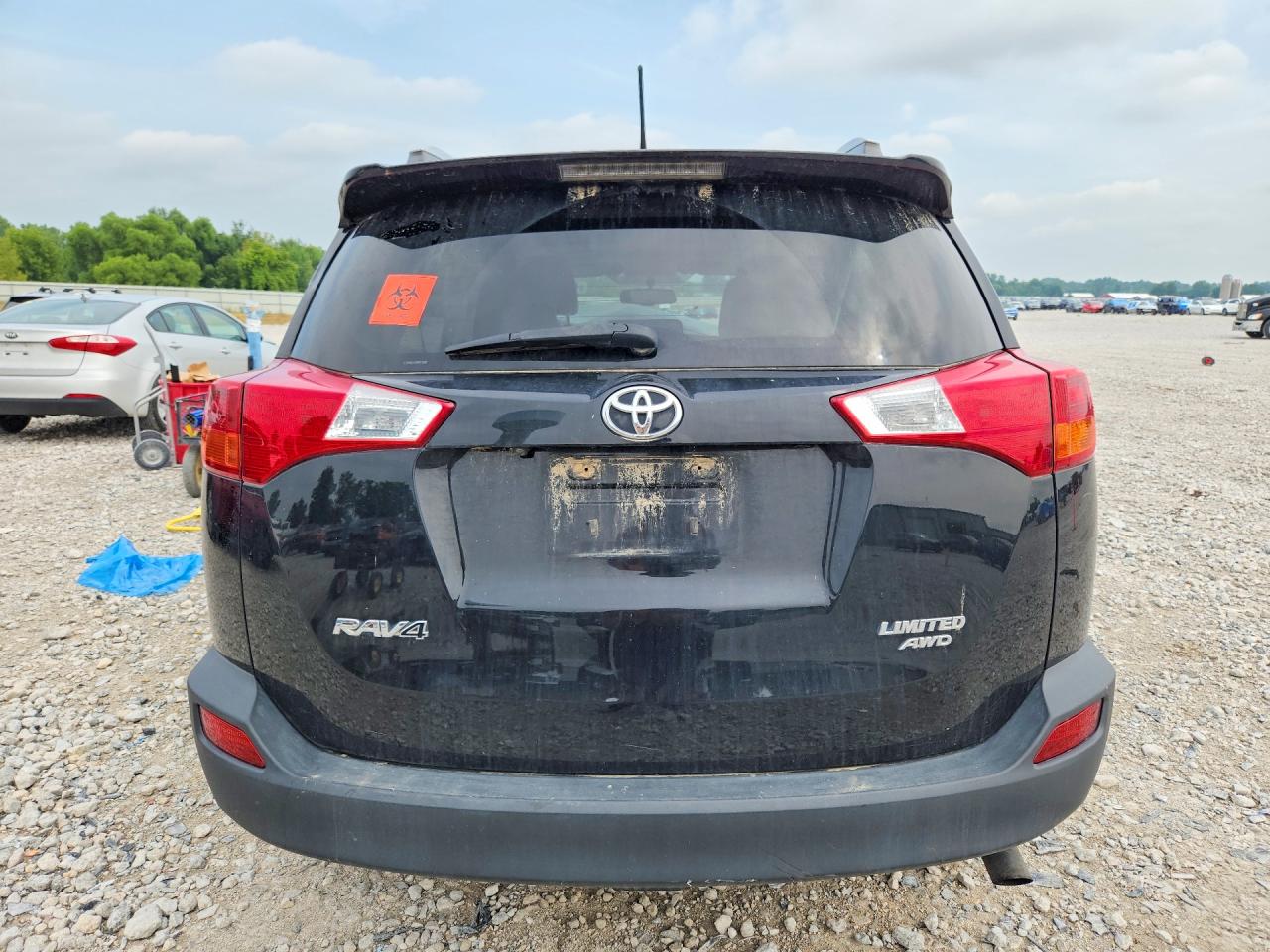 2013 Toyota Rav4 Limited Черный vin: 2T3DFREV5DW013689