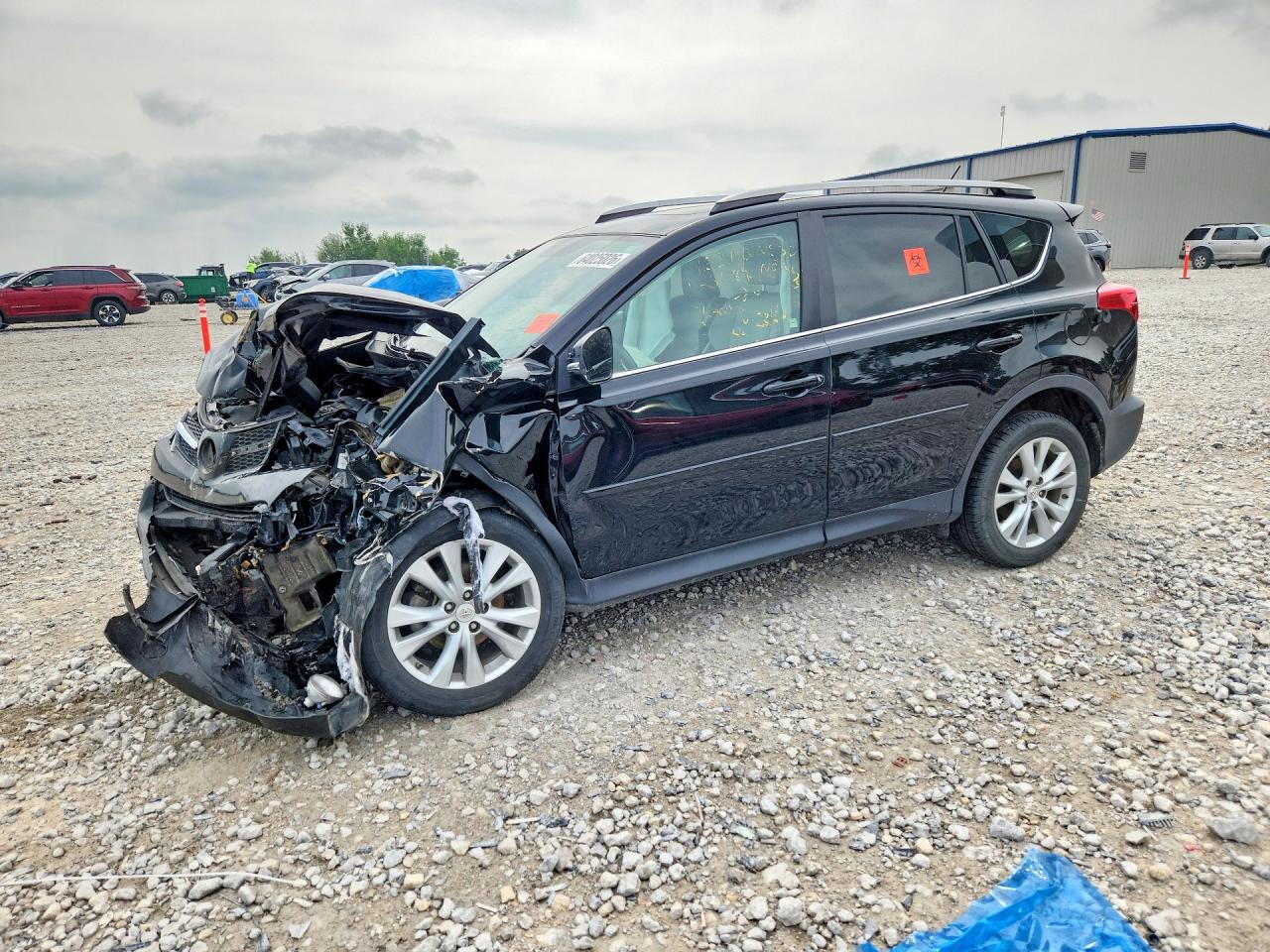 2013 Toyota Rav4 Limited Черный vin: 2T3DFREV5DW013689