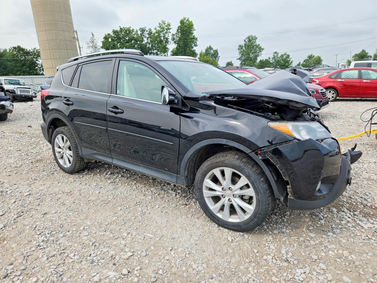 2013 Toyota Rav4 Limited Черный vin: 2T3DFREV5DW013689