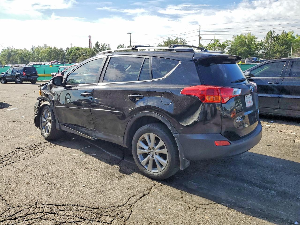 2013 Toyota Rav4 Limited Black vin: 2T3DFREV5DW037975