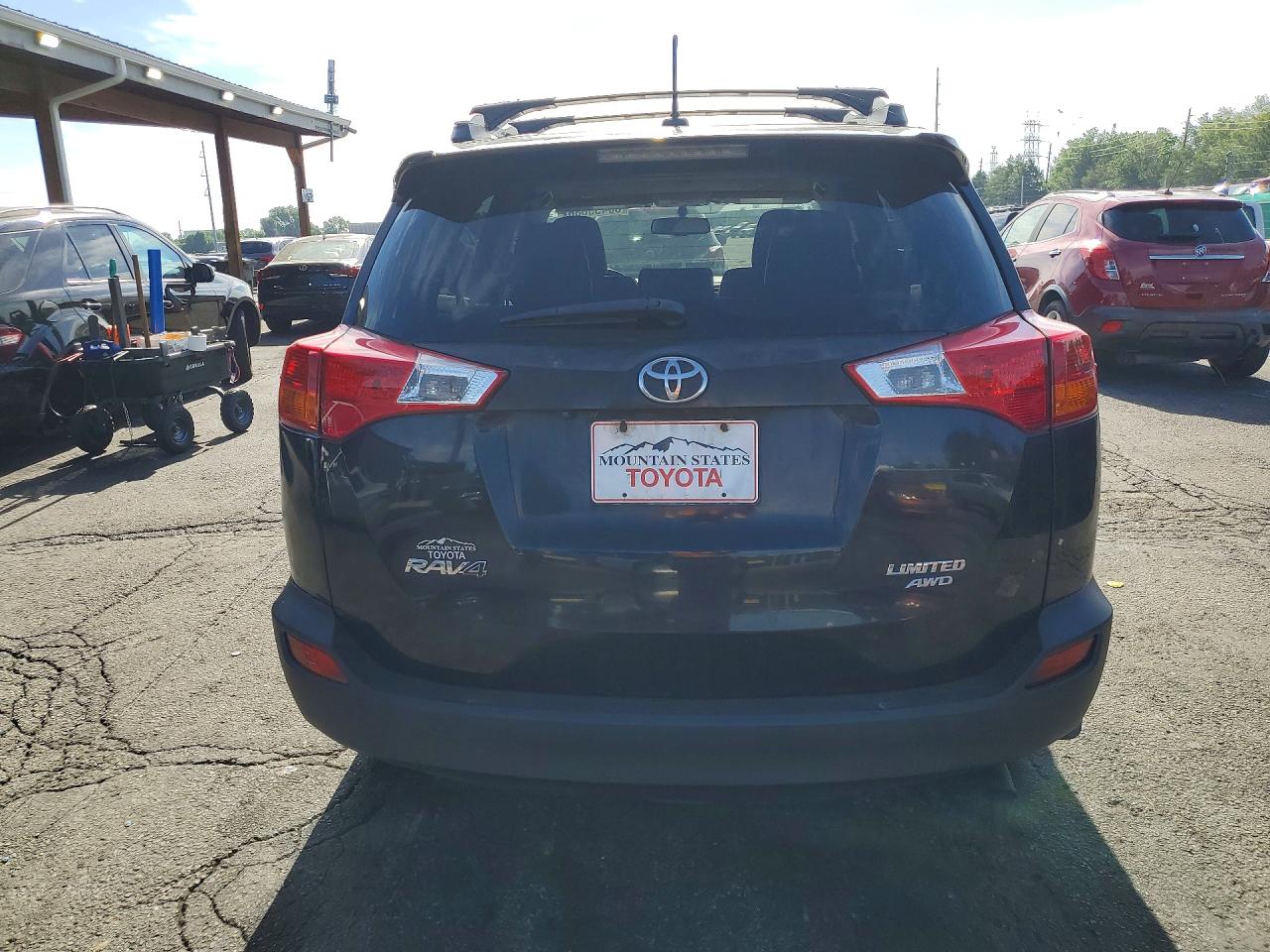 2013 Toyota Rav4 Limited Black vin: 2T3DFREV5DW037975