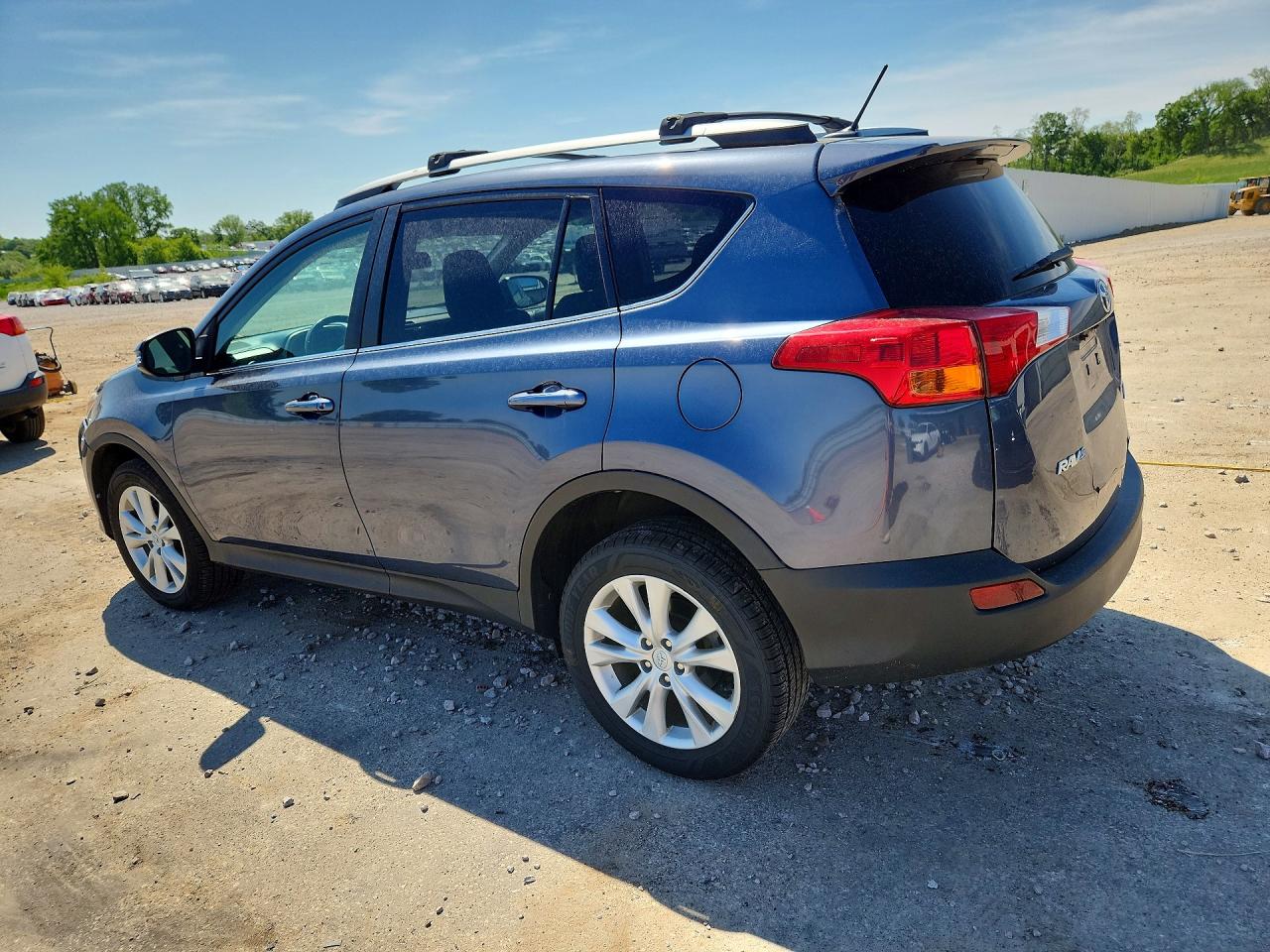 2013 Toyota Rav4 Limited Blue vin: 2T3DFREV5DW057871