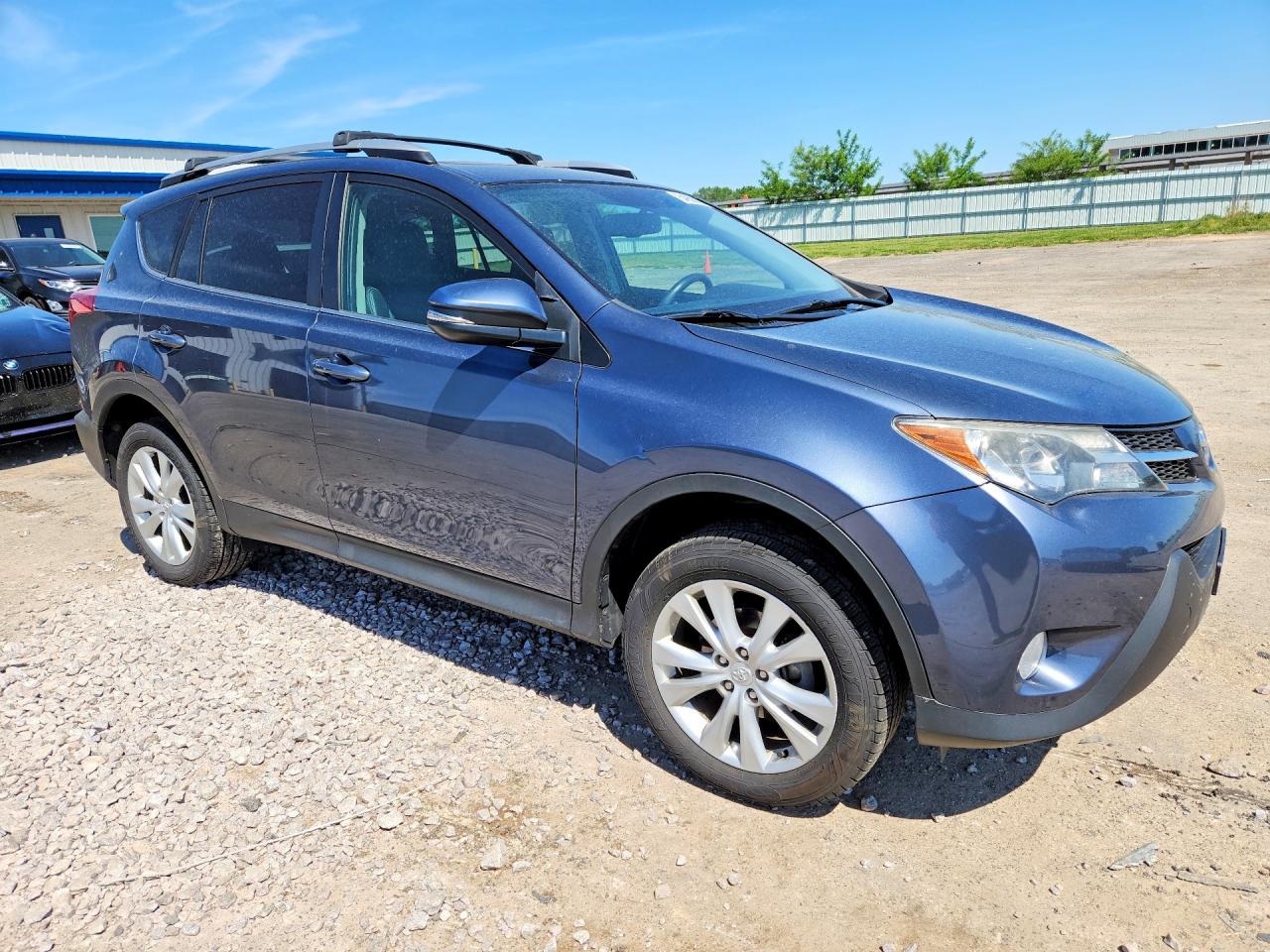 2013 Toyota Rav4 Limited Blue vin: 2T3DFREV5DW057871