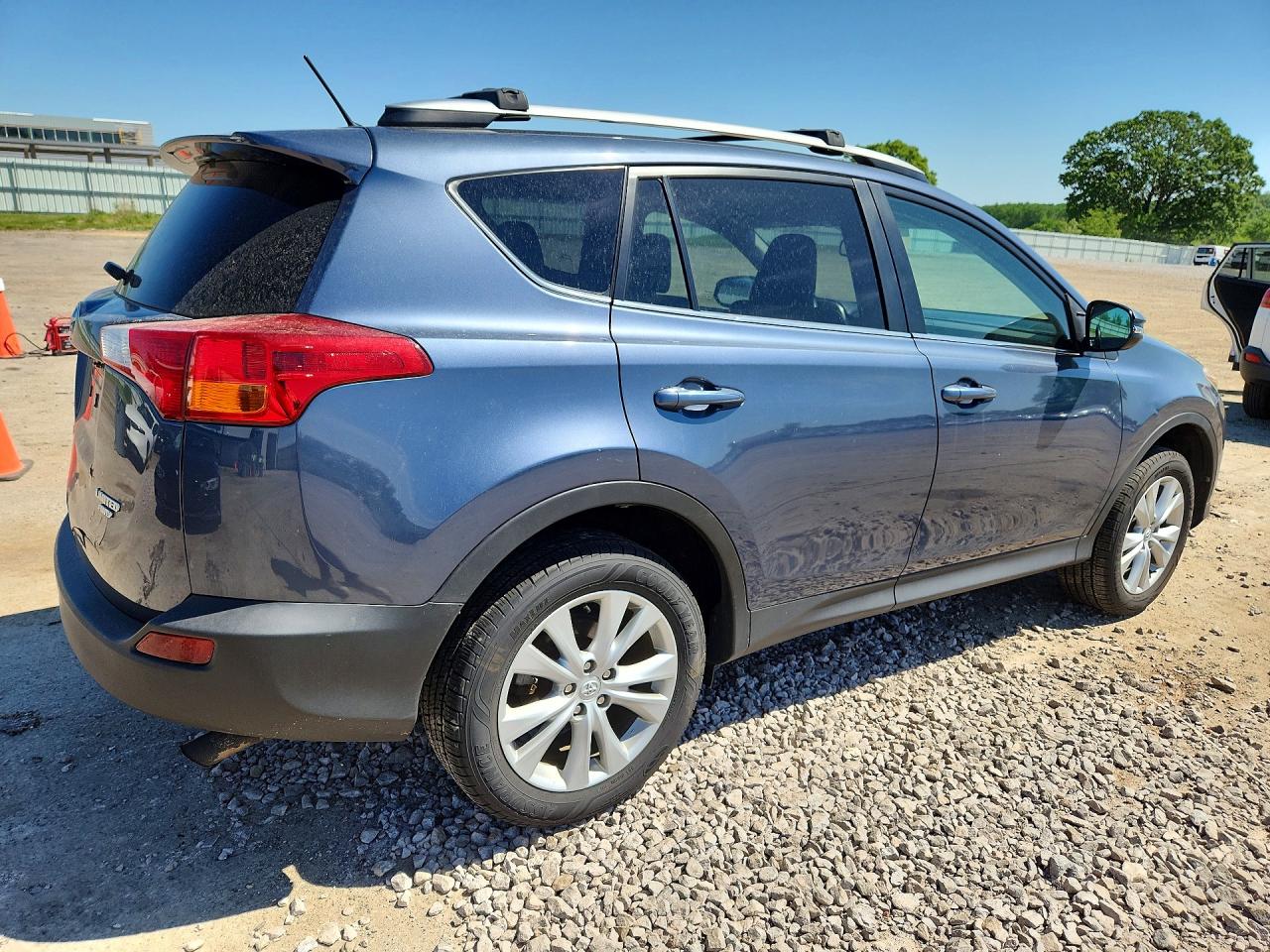 2013 Toyota Rav4 Limited Blue vin: 2T3DFREV5DW057871