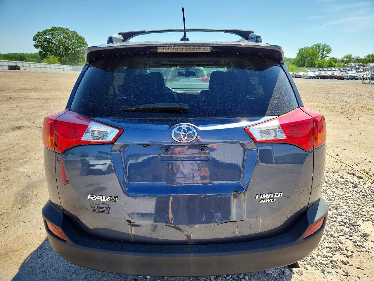 2013 Toyota Rav4 Limited Blue vin: 2T3DFREV5DW057871