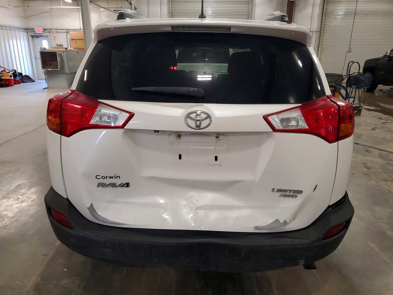 2013 Toyota Rav4 Limited White vin: 2T3DFREV5DW060673