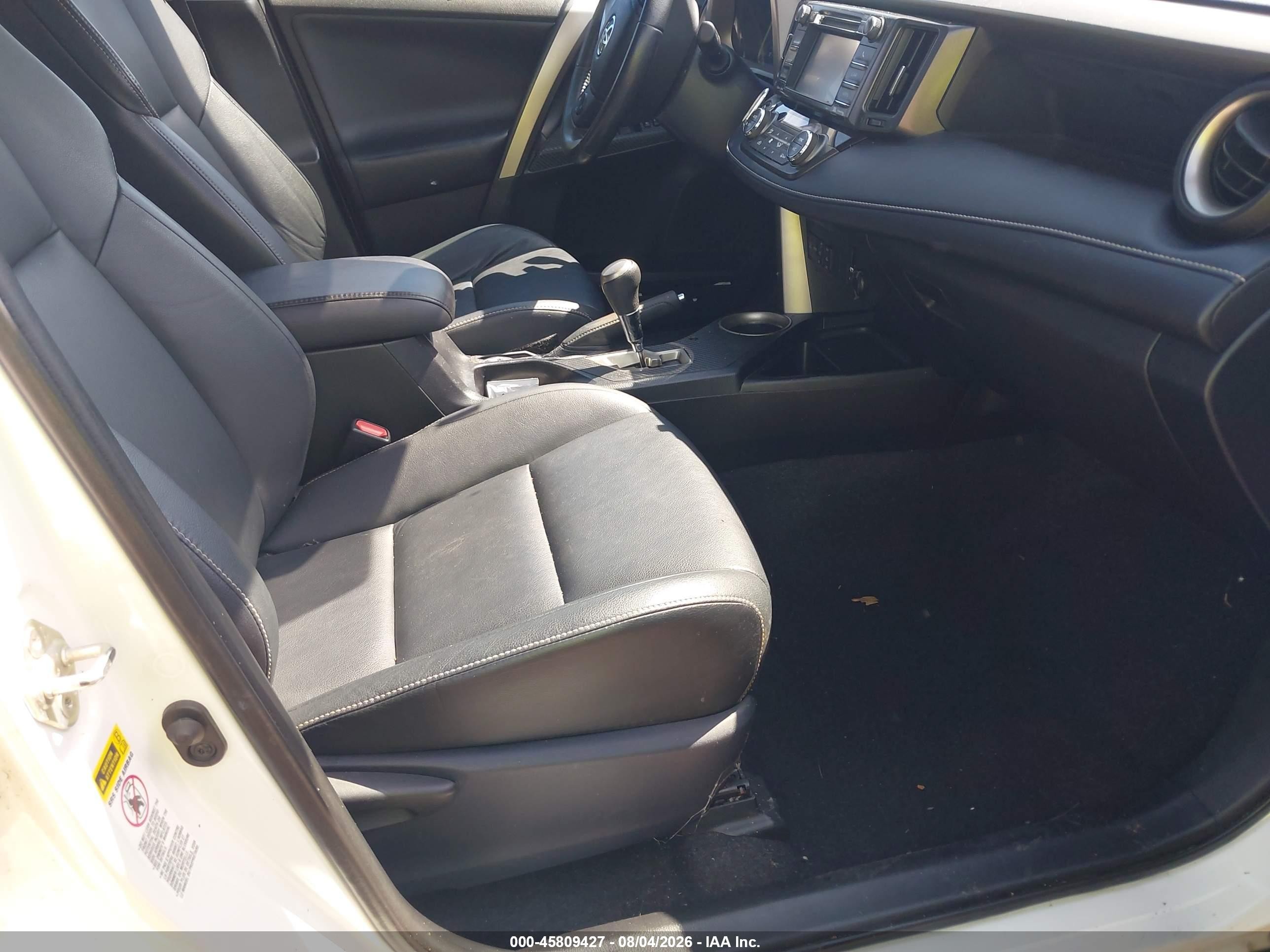 2013 Toyota Rav4 Limited White vin: 2T3DFREV5DW061192