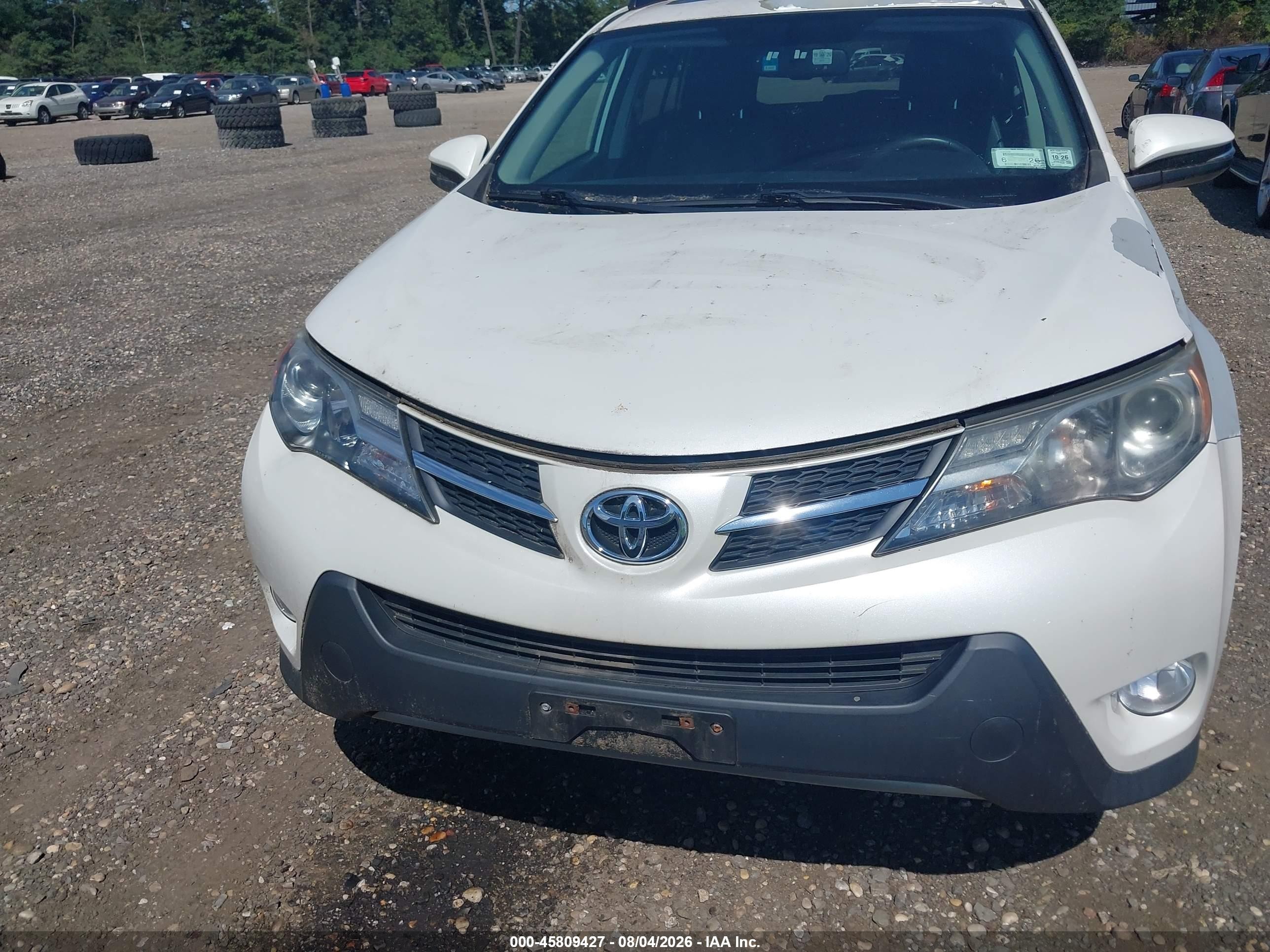 2013 Toyota Rav4 Limited White vin: 2T3DFREV5DW061192