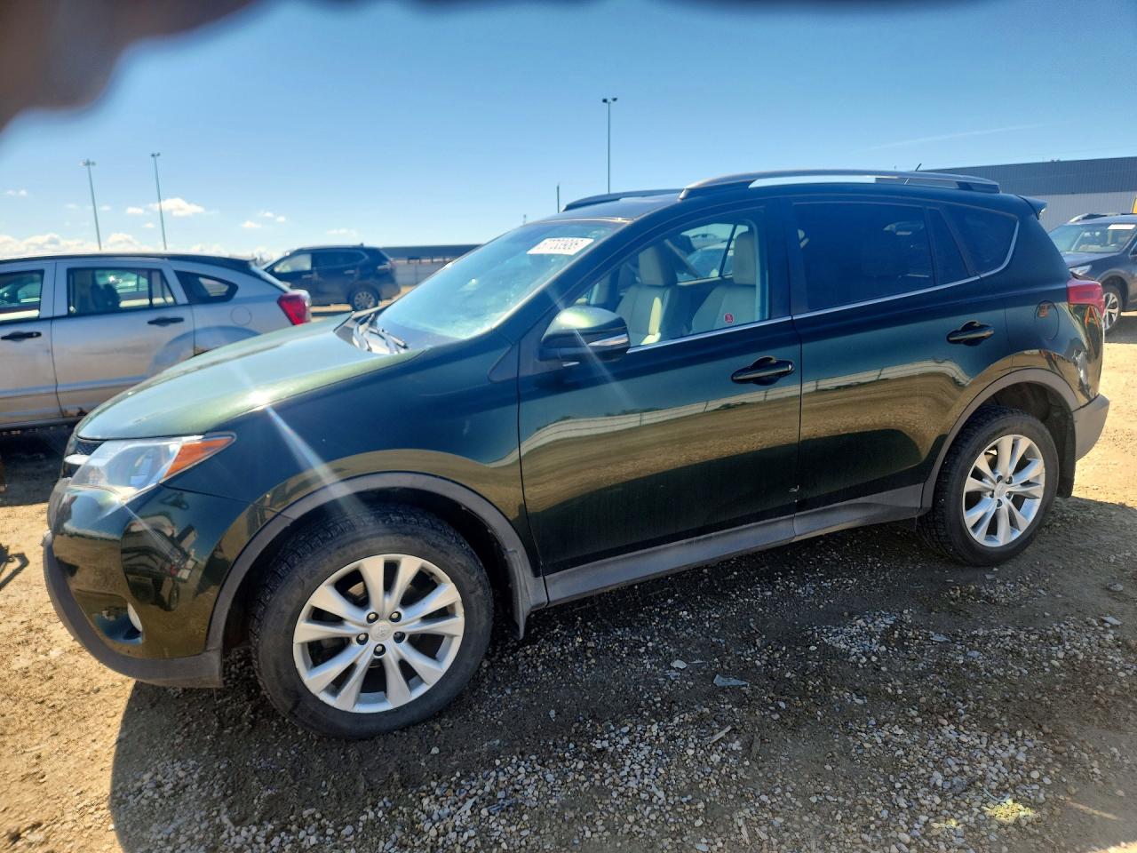 2013 Toyota Rav4 Limited Green vin: 2T3DFREV5DW061404