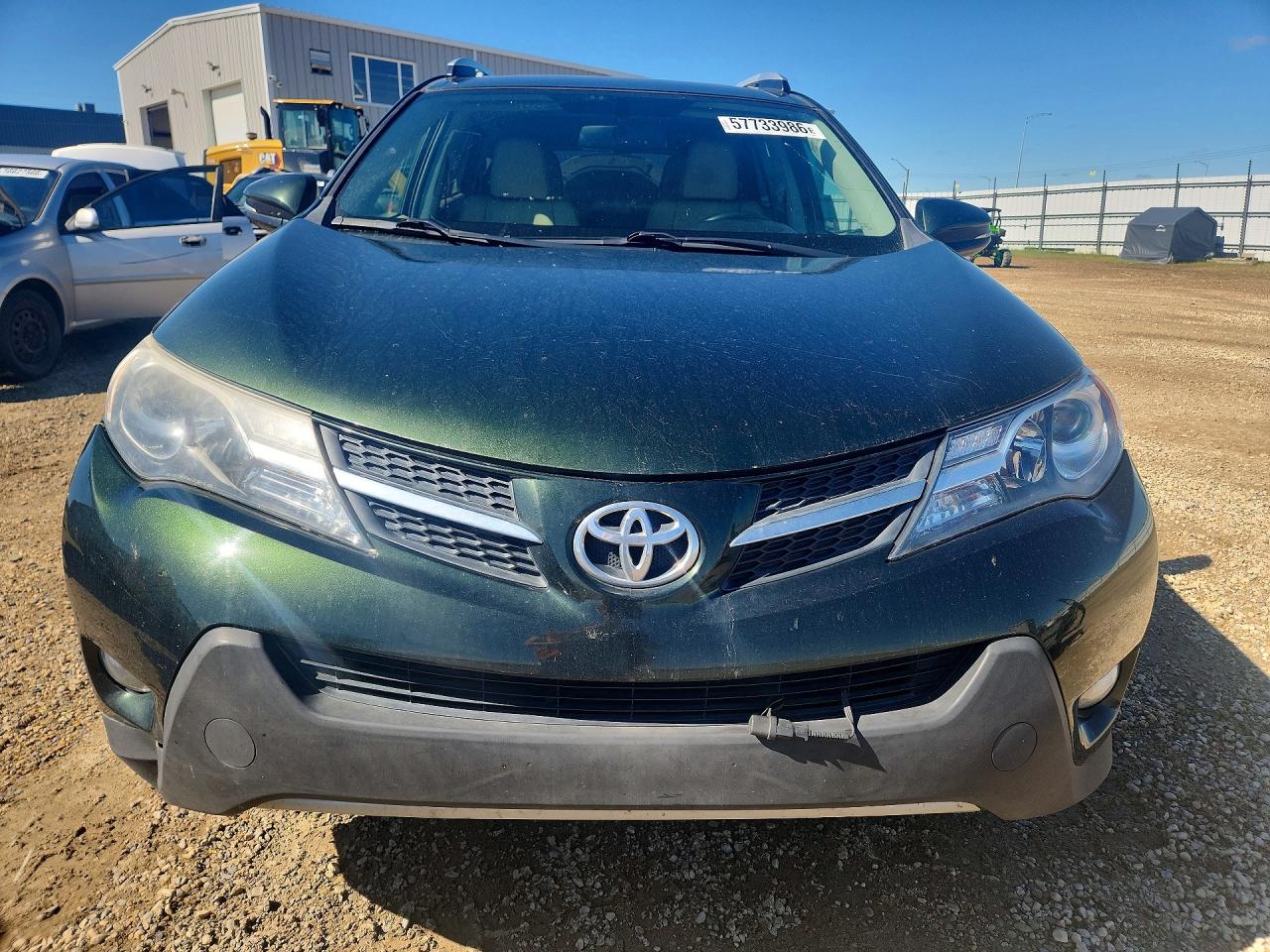2013 Toyota Rav4 Limited Green vin: 2T3DFREV5DW061404