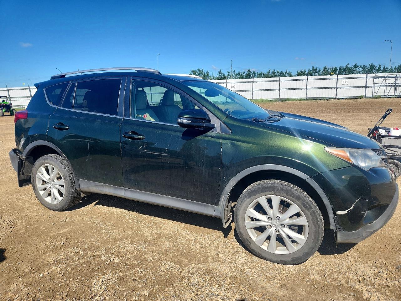 2013 Toyota Rav4 Limited Green vin: 2T3DFREV5DW061404