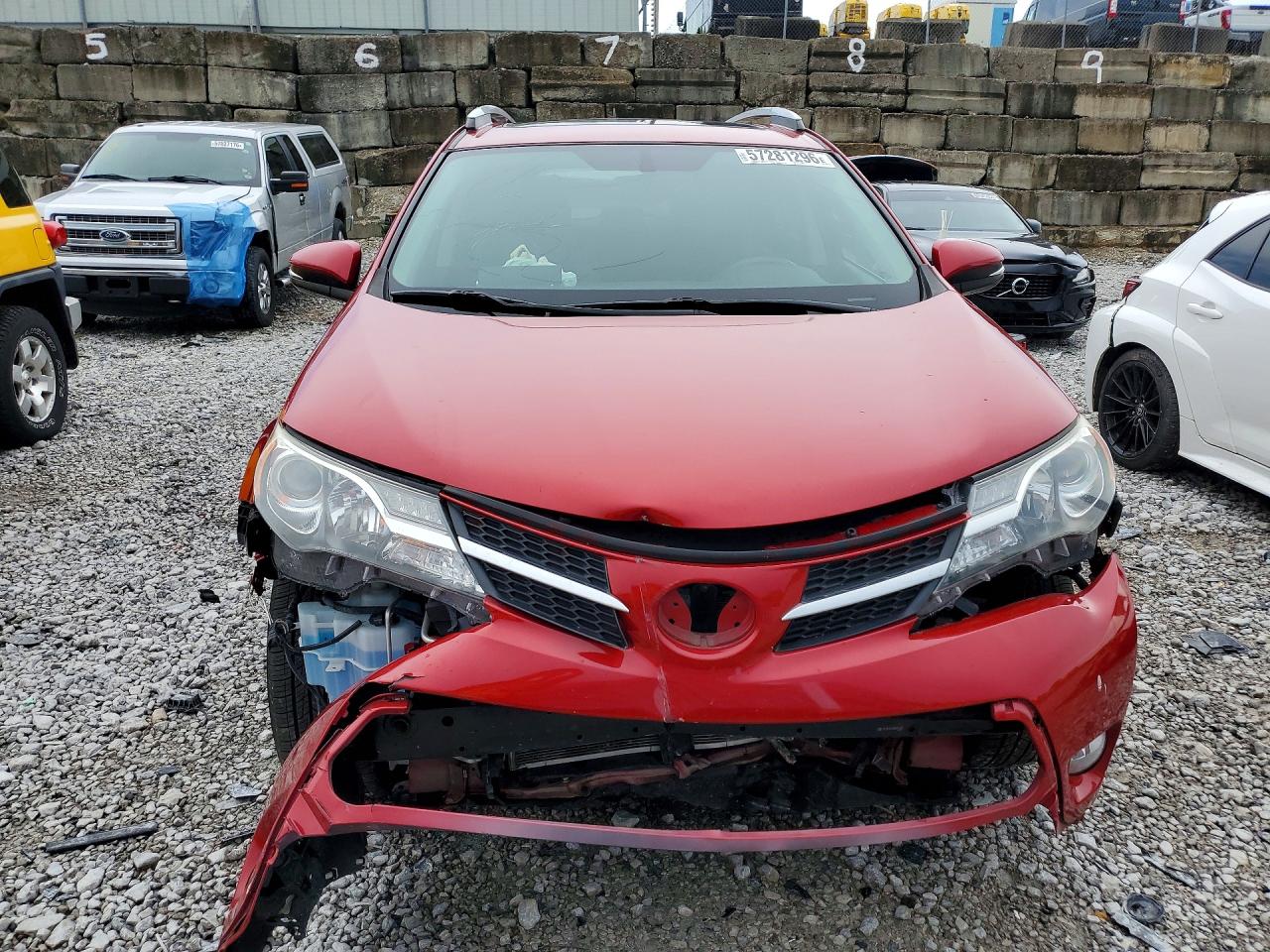 2013 Toyota Rav4 Limited Red vin: 2T3DFREV5DW065260