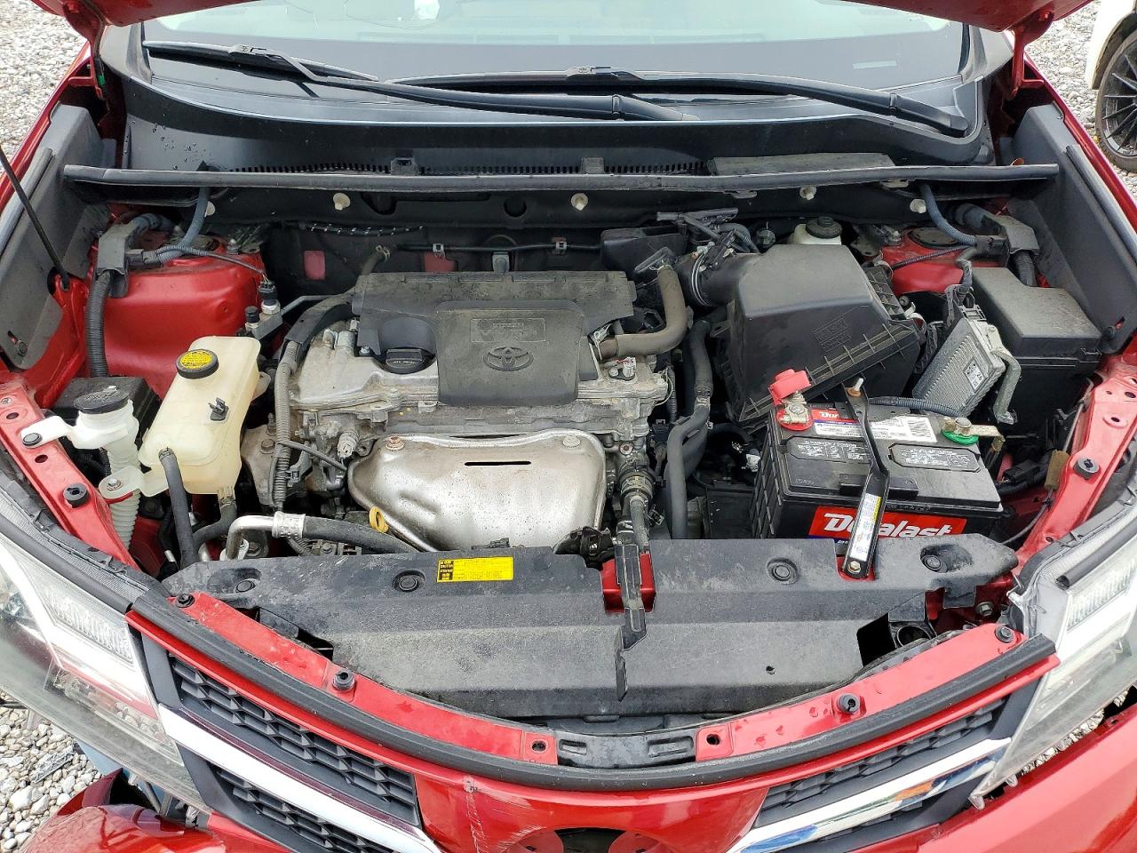 2013 Toyota Rav4 Limited Red vin: 2T3DFREV5DW065260