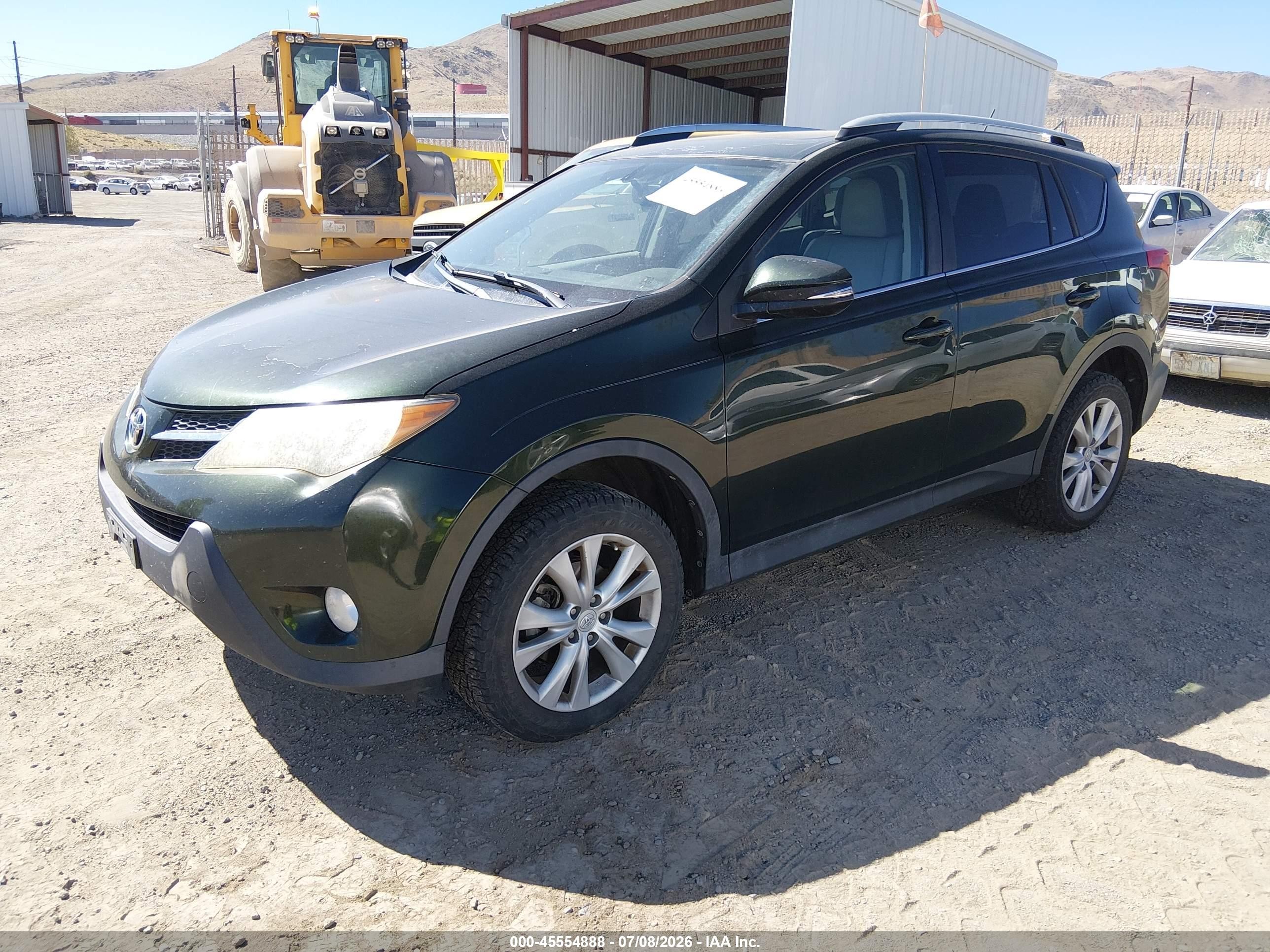 2013 Toyota Rav4 Limited Green vin: 2T3DFREV5DW066960