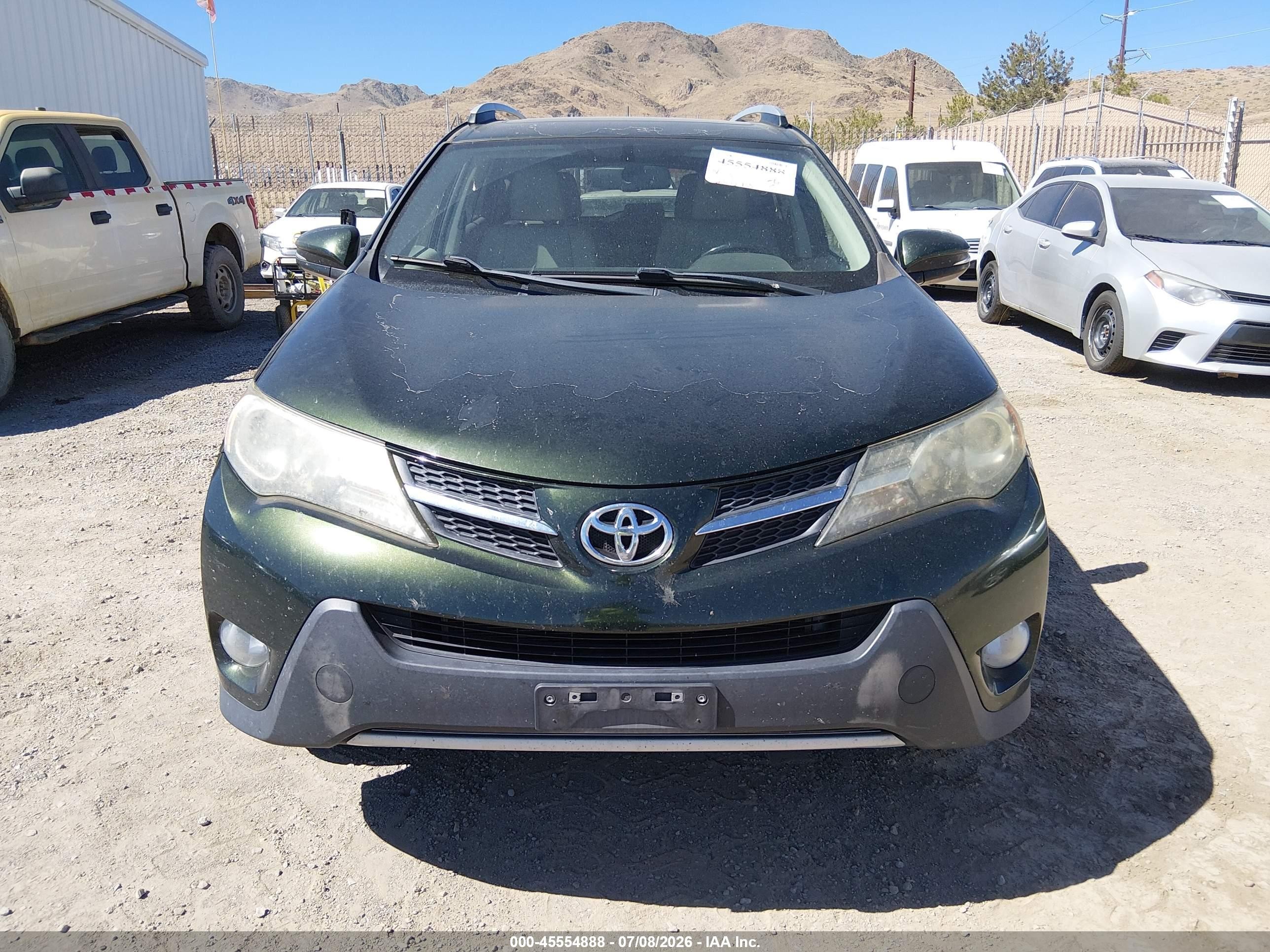 2013 Toyota Rav4 Limited Green vin: 2T3DFREV5DW066960